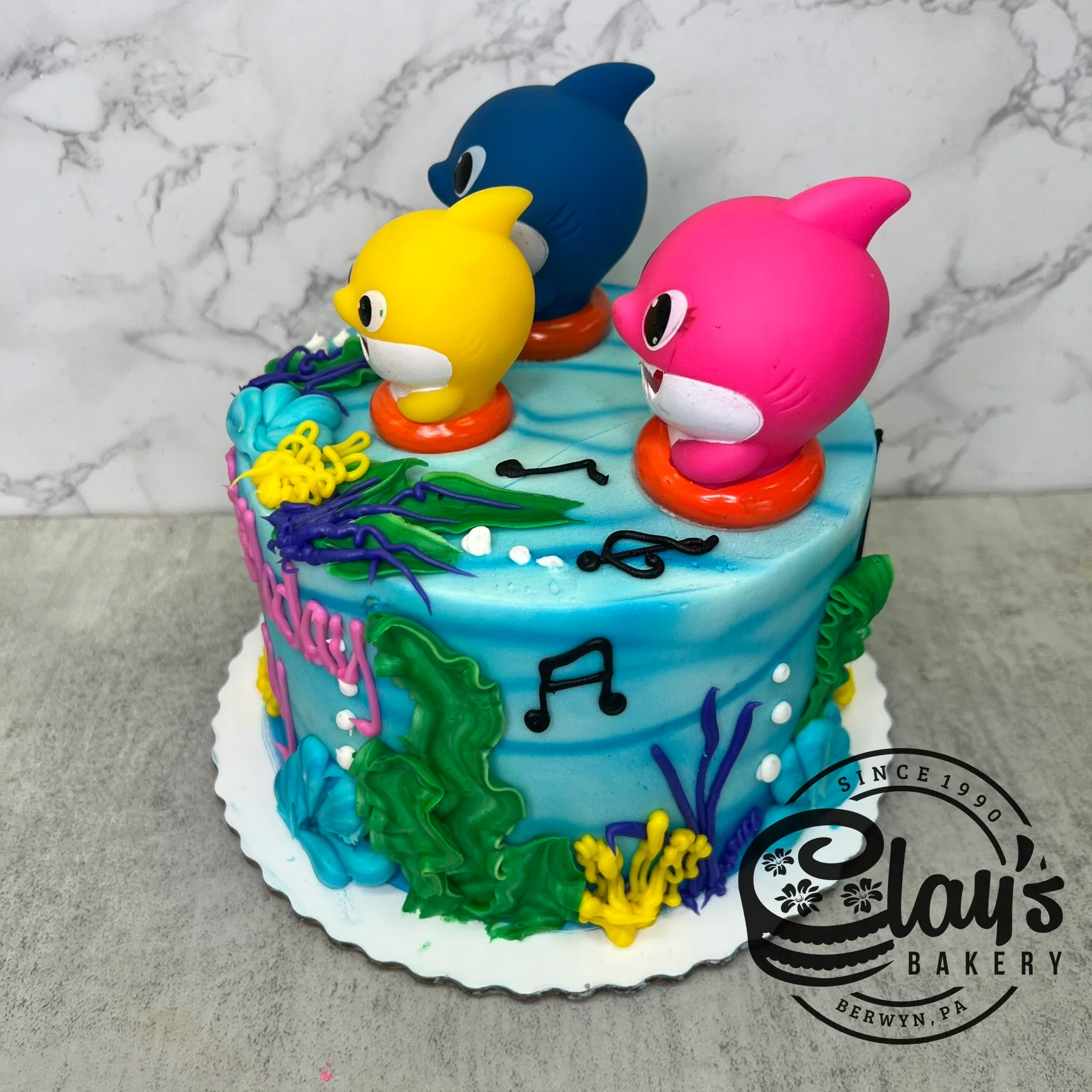 Baby Shark Figures Cake - Image 3