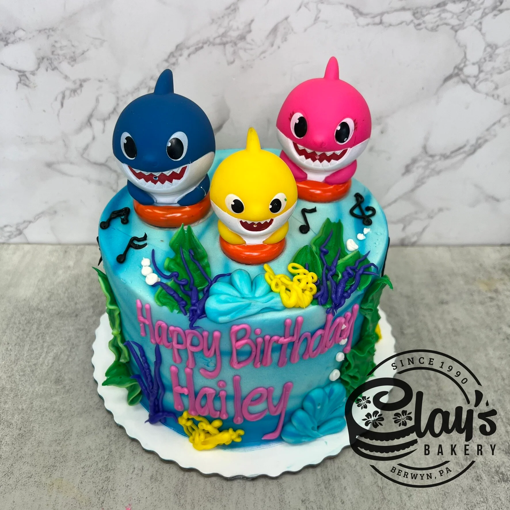 Baby Shark Figures Cake - Image 4