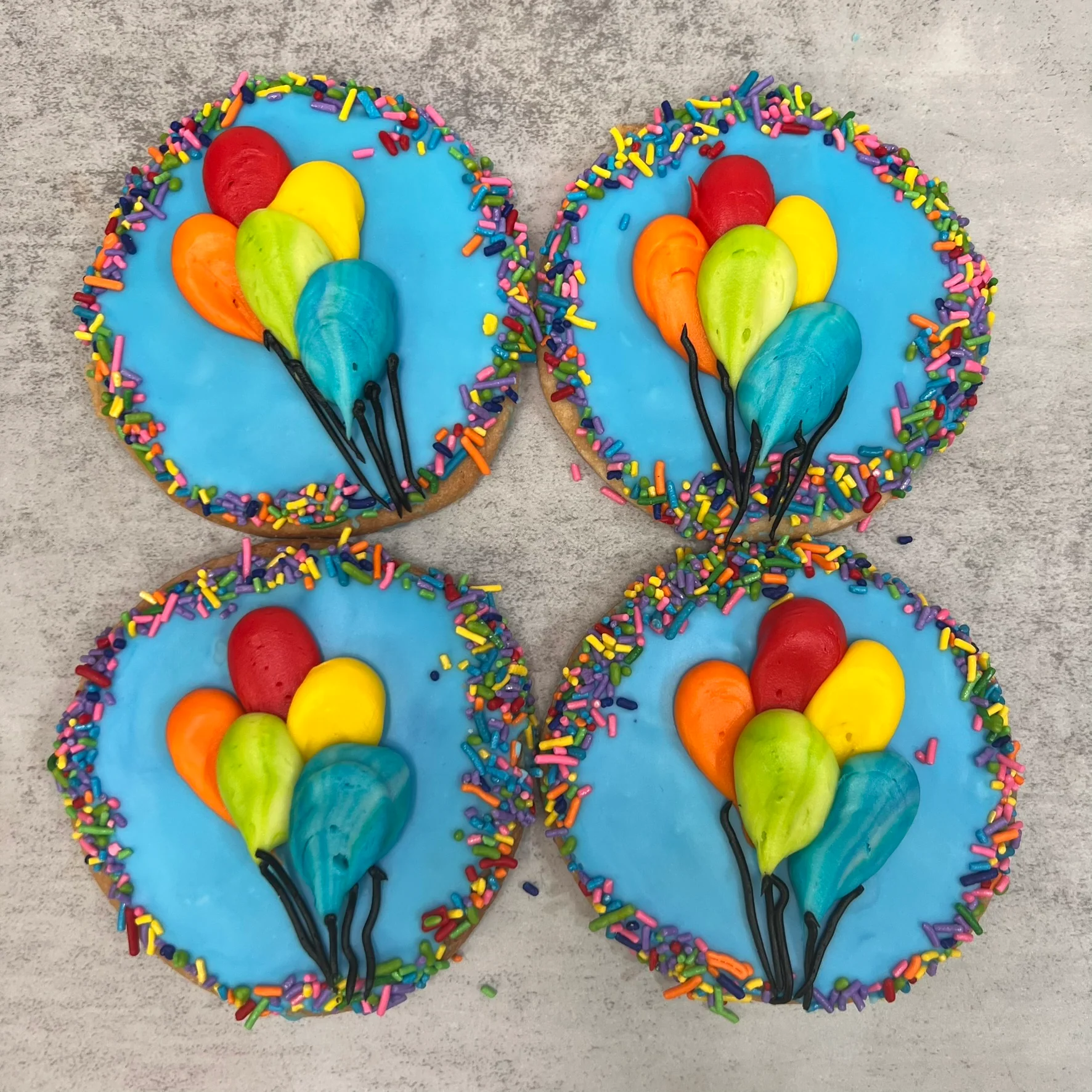 Balloon Cookies (Buttercream)