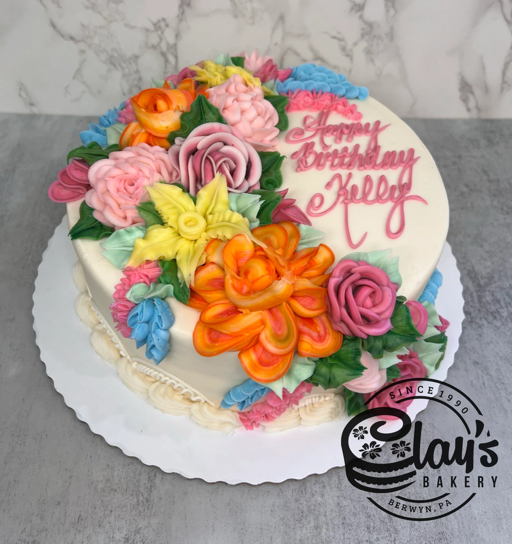 Beautiful Bright Cascading Flowers