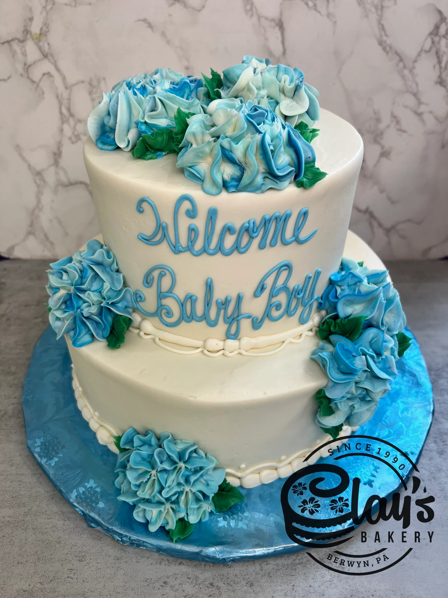 Beautiful Hydrageas - Two Tier
