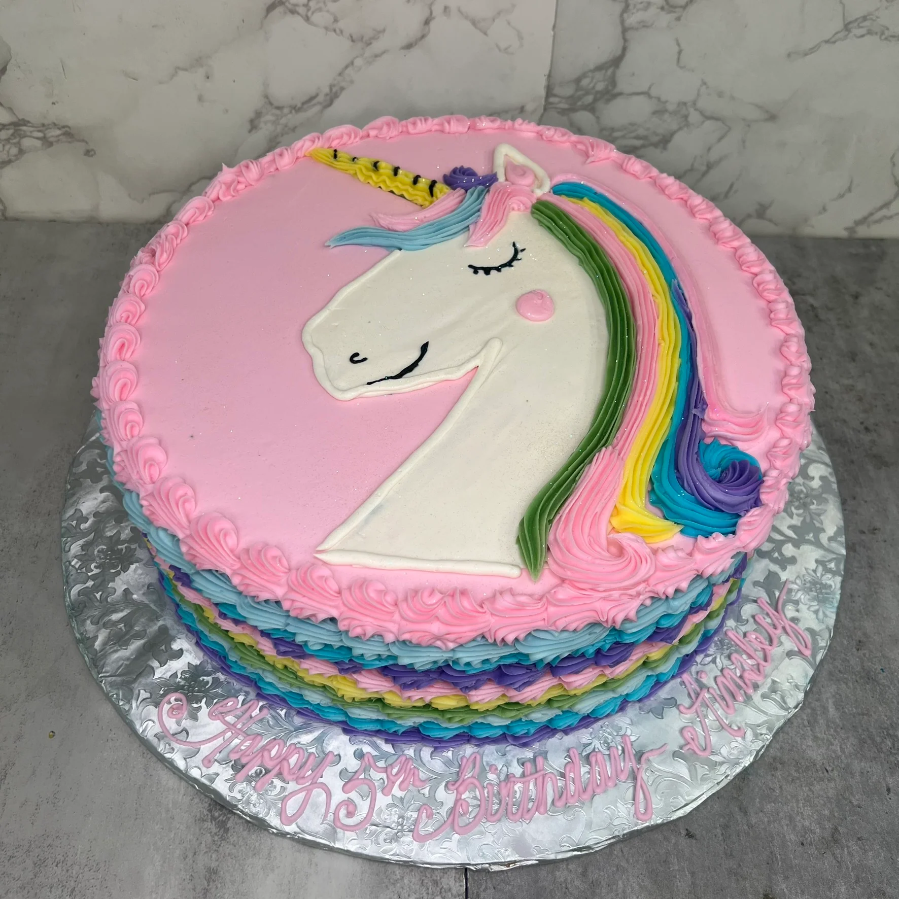 Colorful Pastel Ruffled Unicorn - Image 2