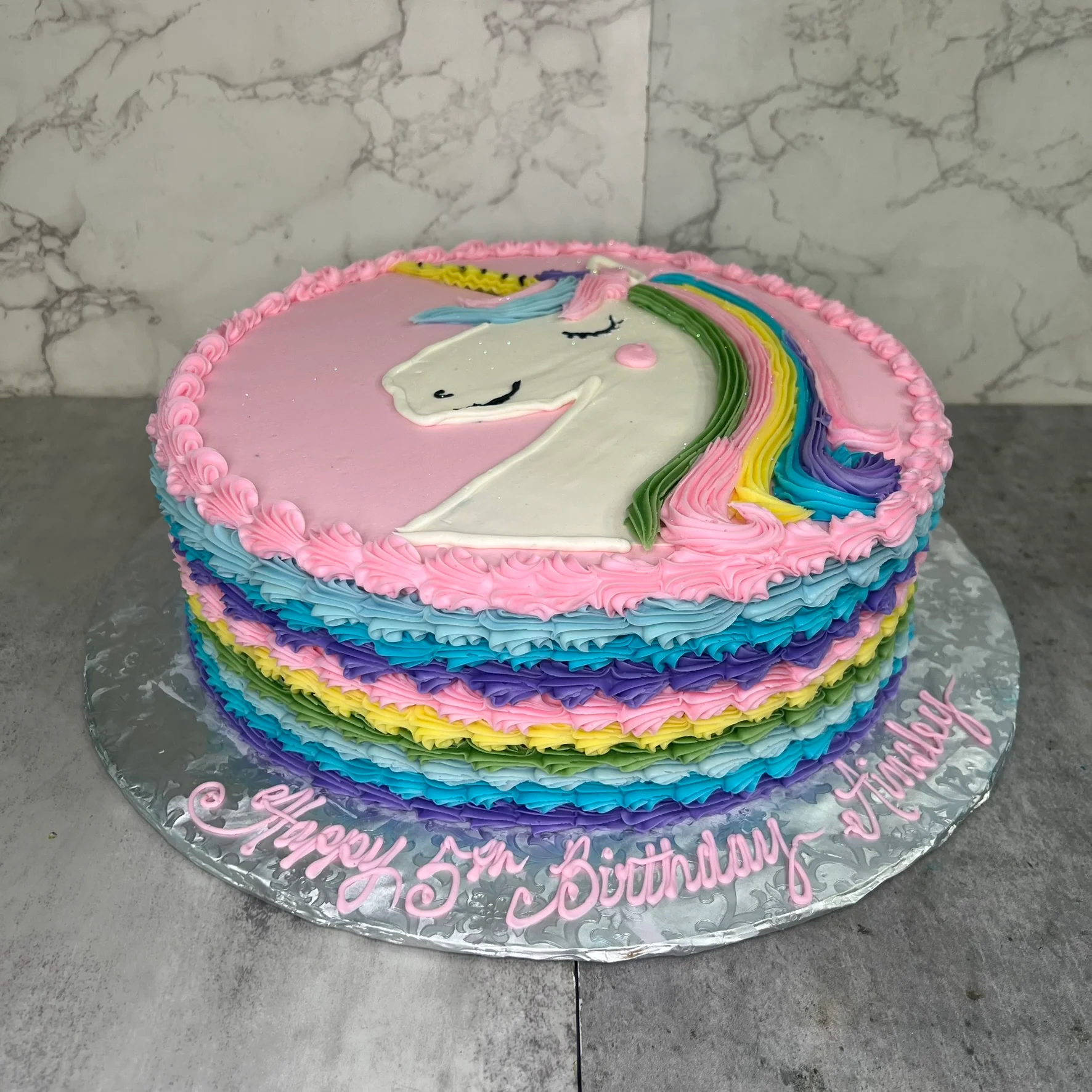 Colorful Pastel Ruffled Unicorn - Image 3
