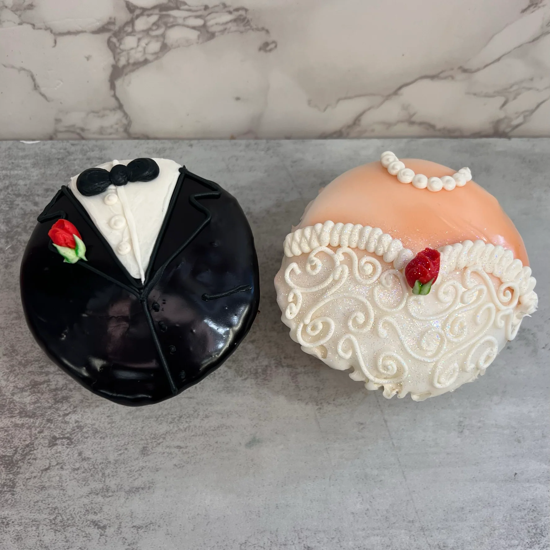 Dipped Engagement Jumbo Cupcake