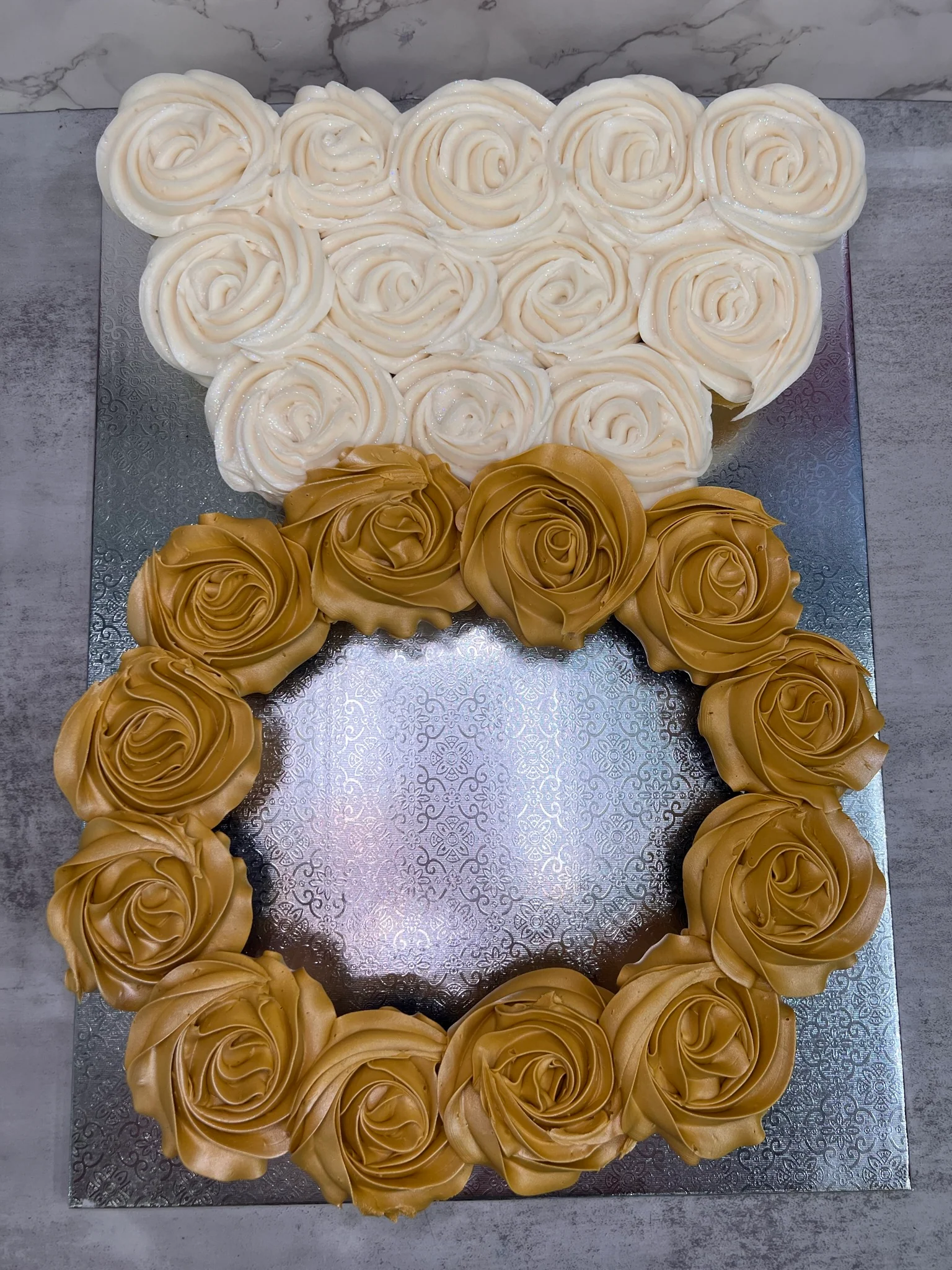 Engagement Ring Cupcake Shape
