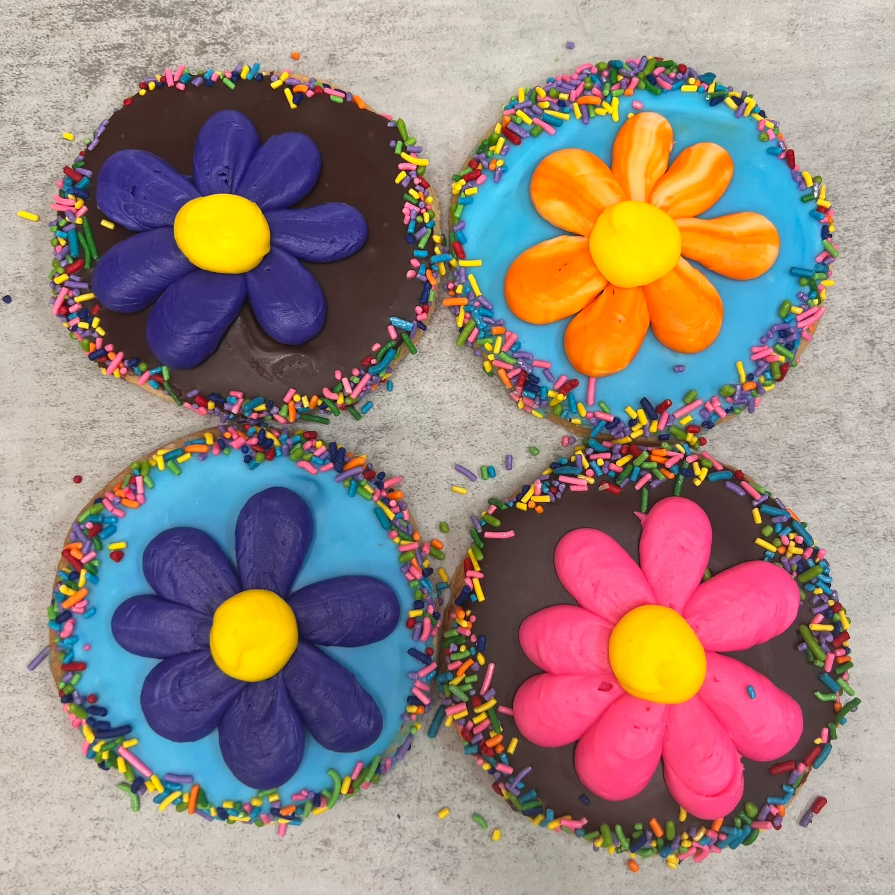 Fun Flower Cookies (Buttercream) - Image 2