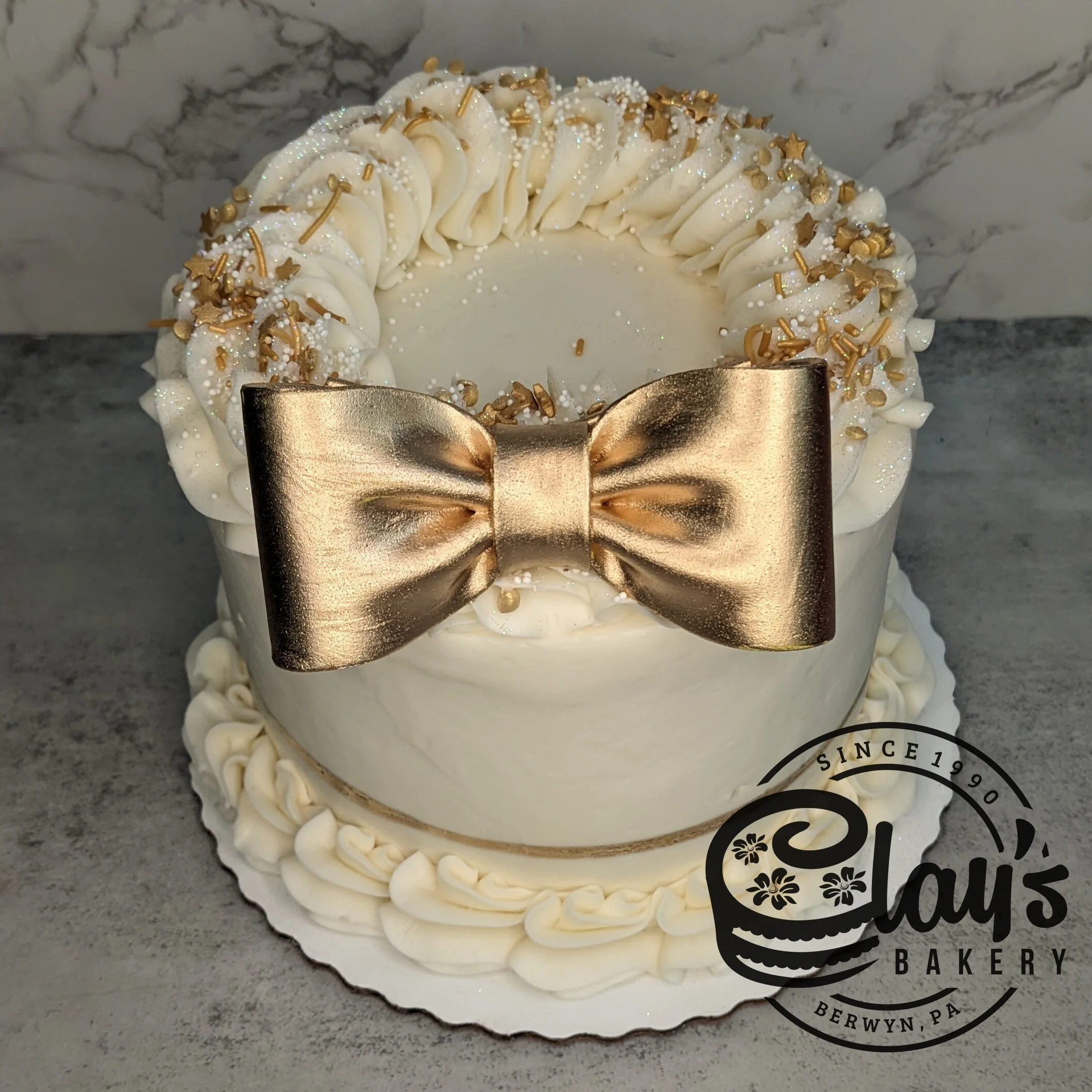 Golden Winter Bow - Image 2