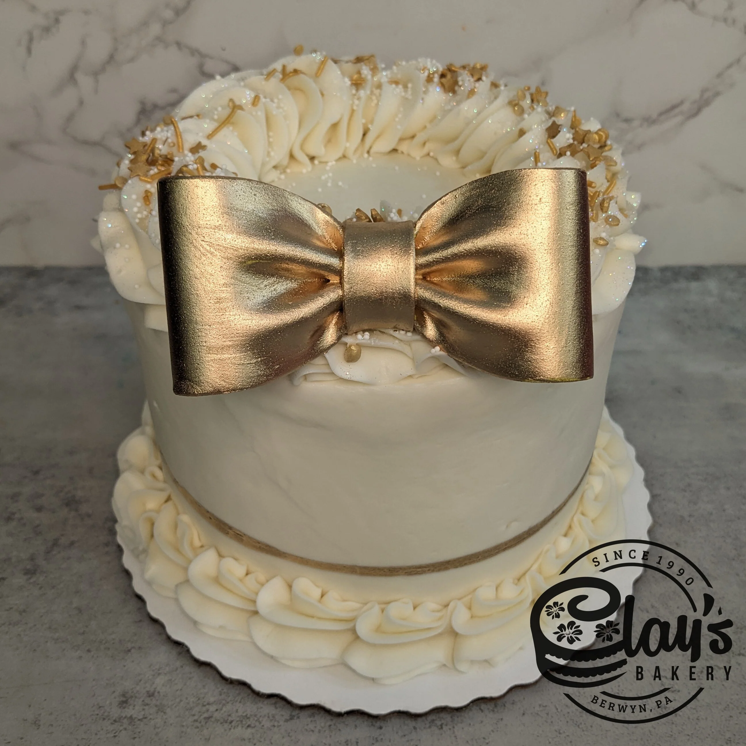 Golden Winter Bow - Image 3