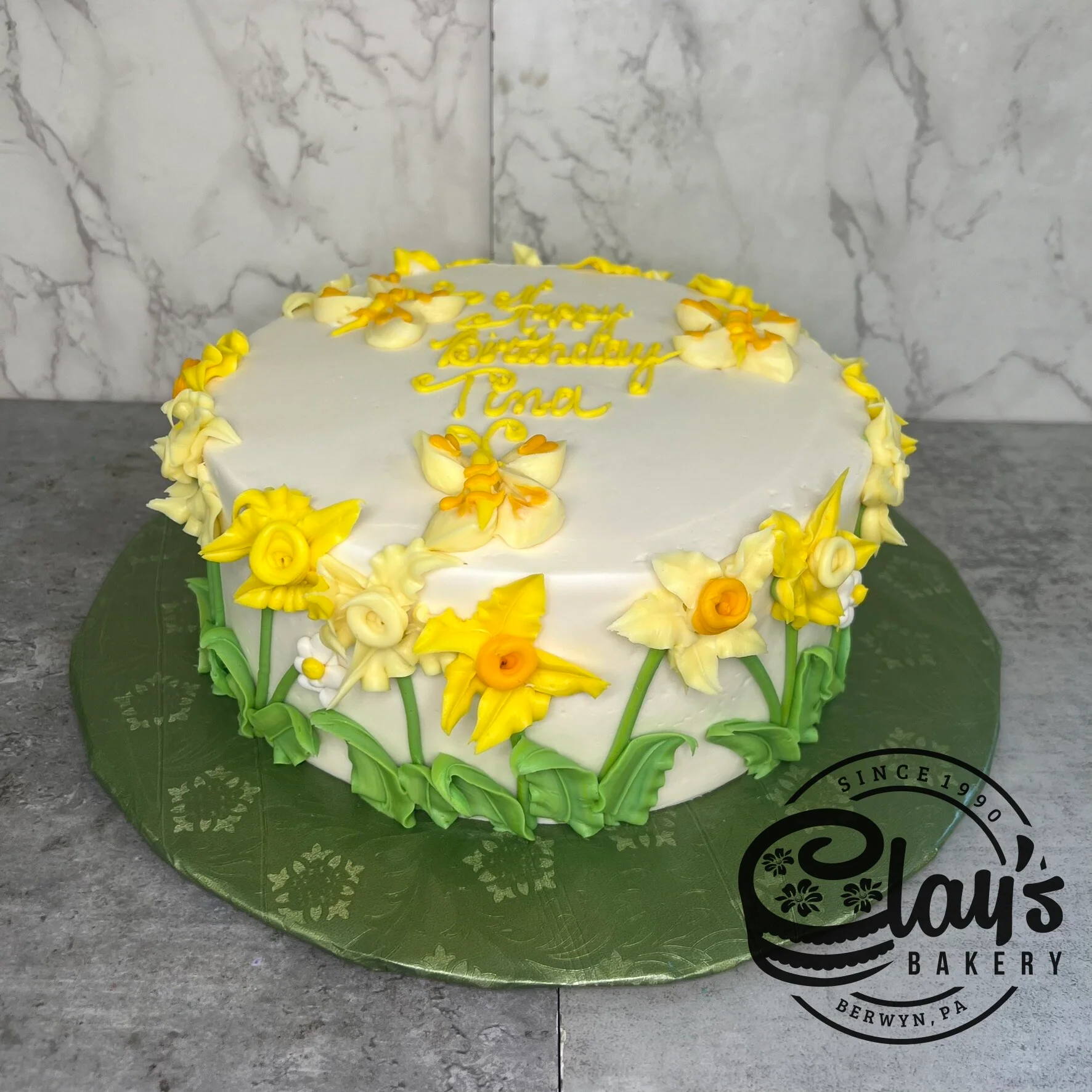 Icing Daffodils and Butterflies