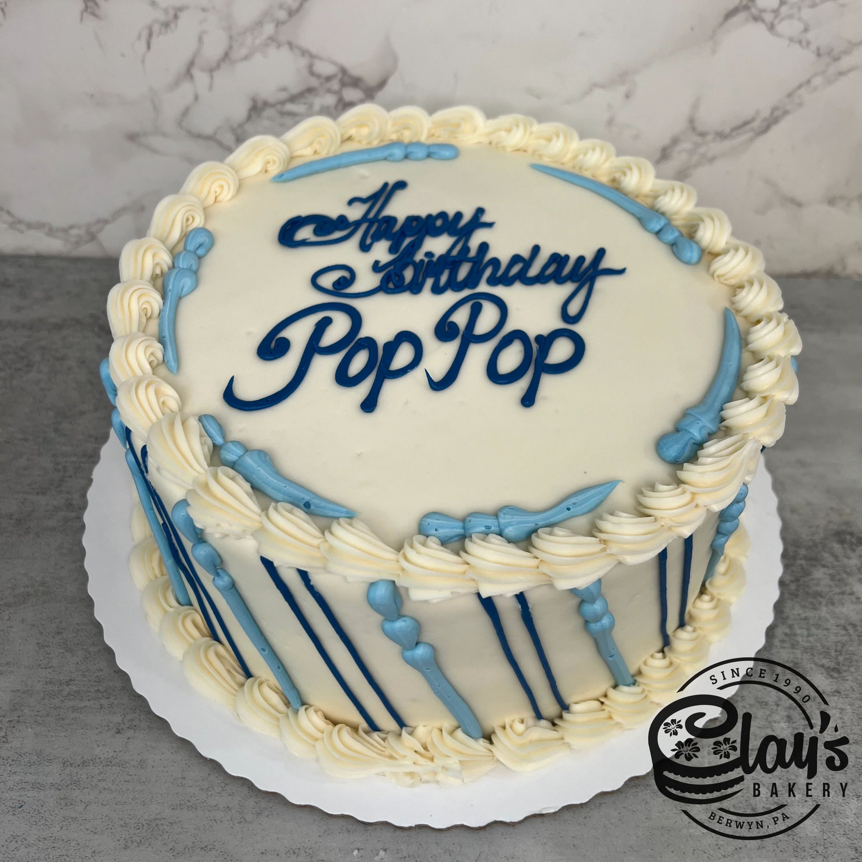 Light Blue and Navy Blue Lines