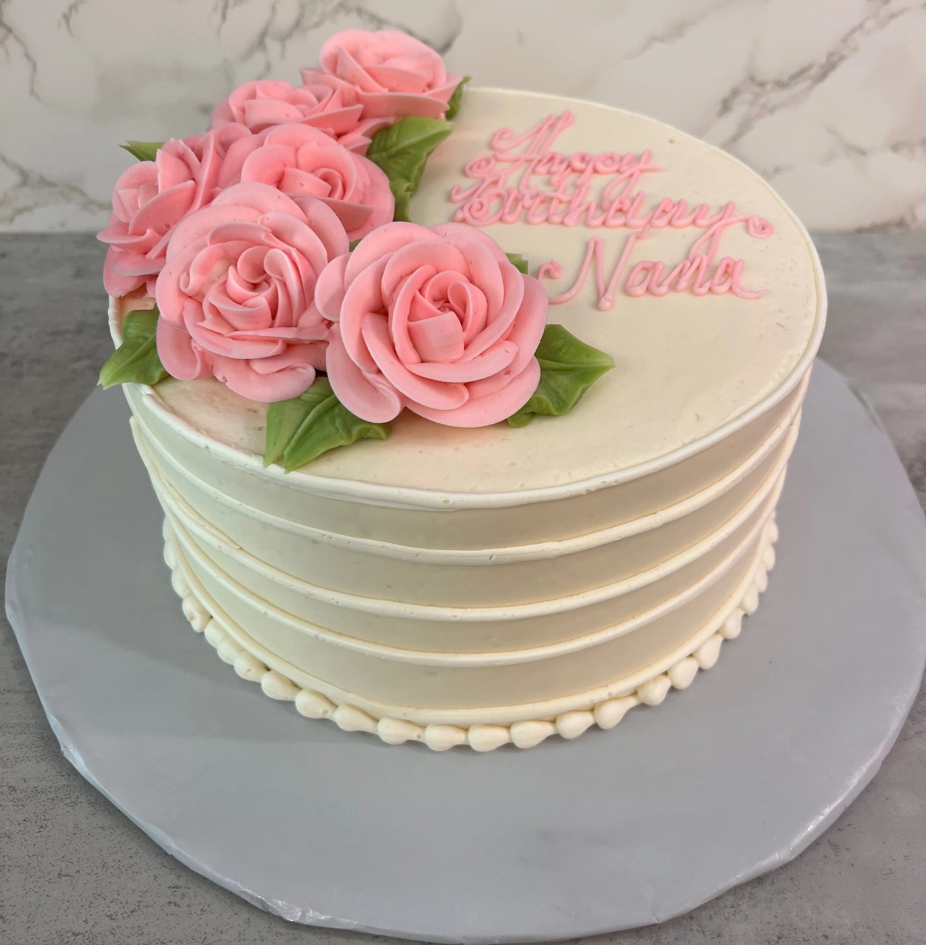 Light Pink Roses with Lined Sides - Image 3