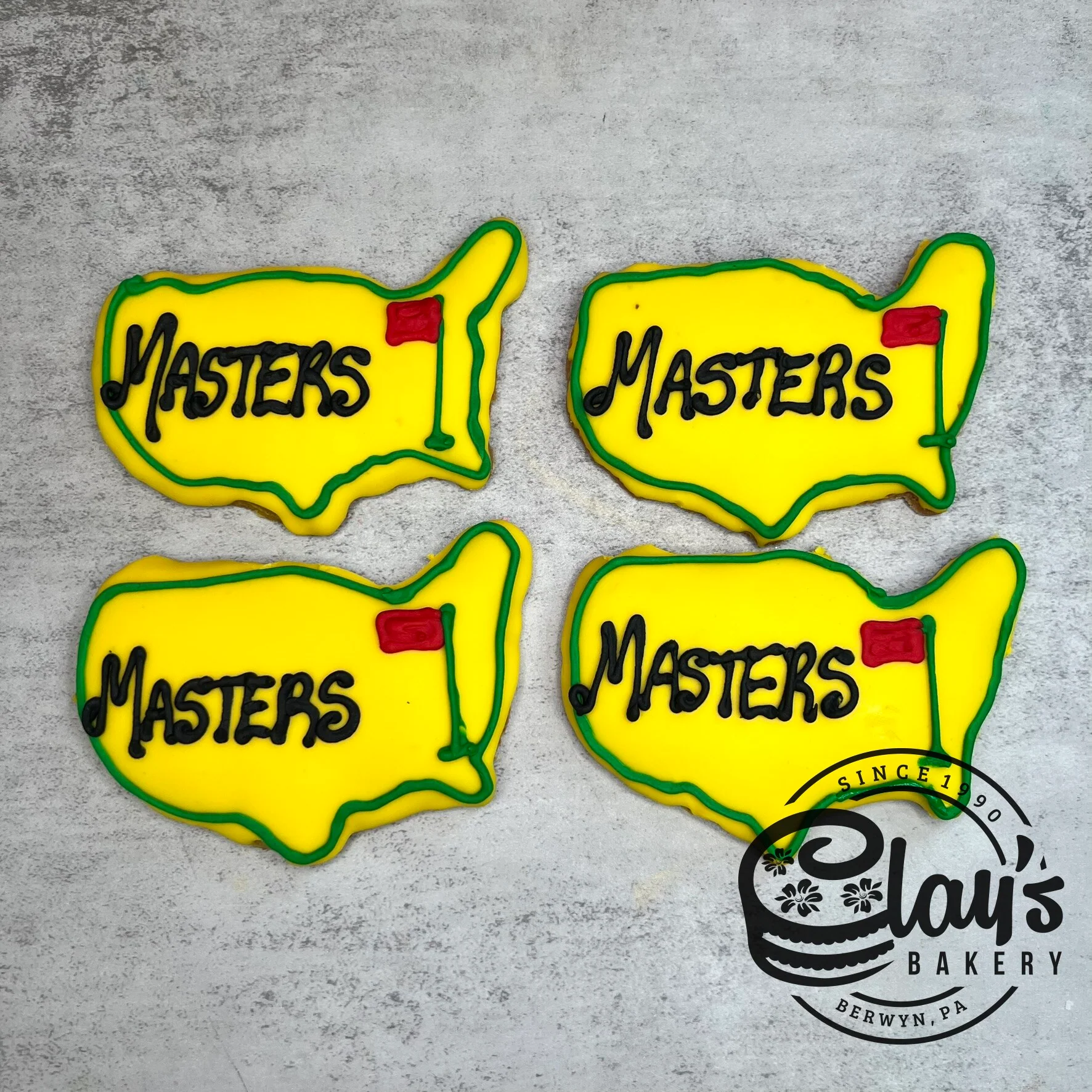 Masters Logo USA Shape Cookie