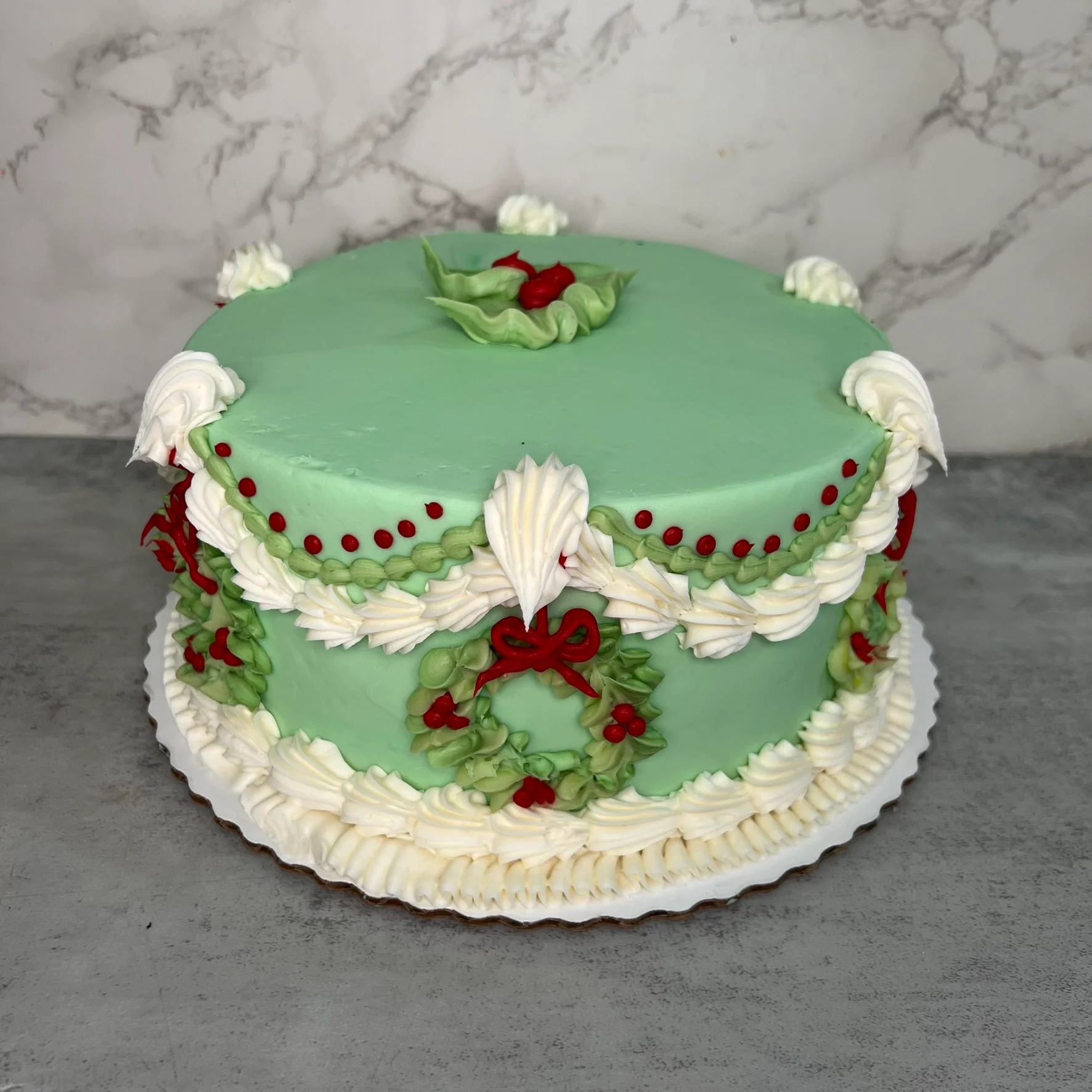Mint Green Christmas Wreaths - Image 2