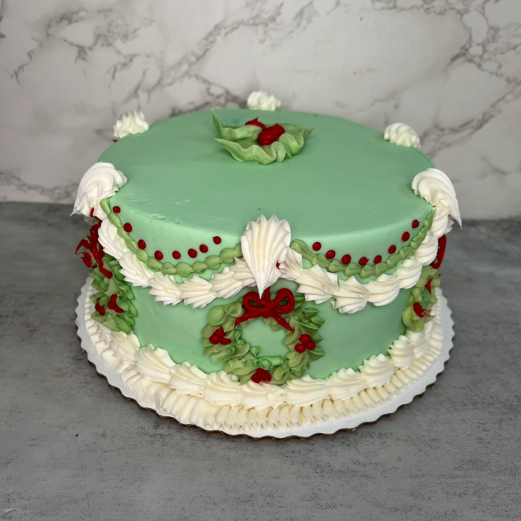 Mint Green Christmas Wreaths - Image 3
