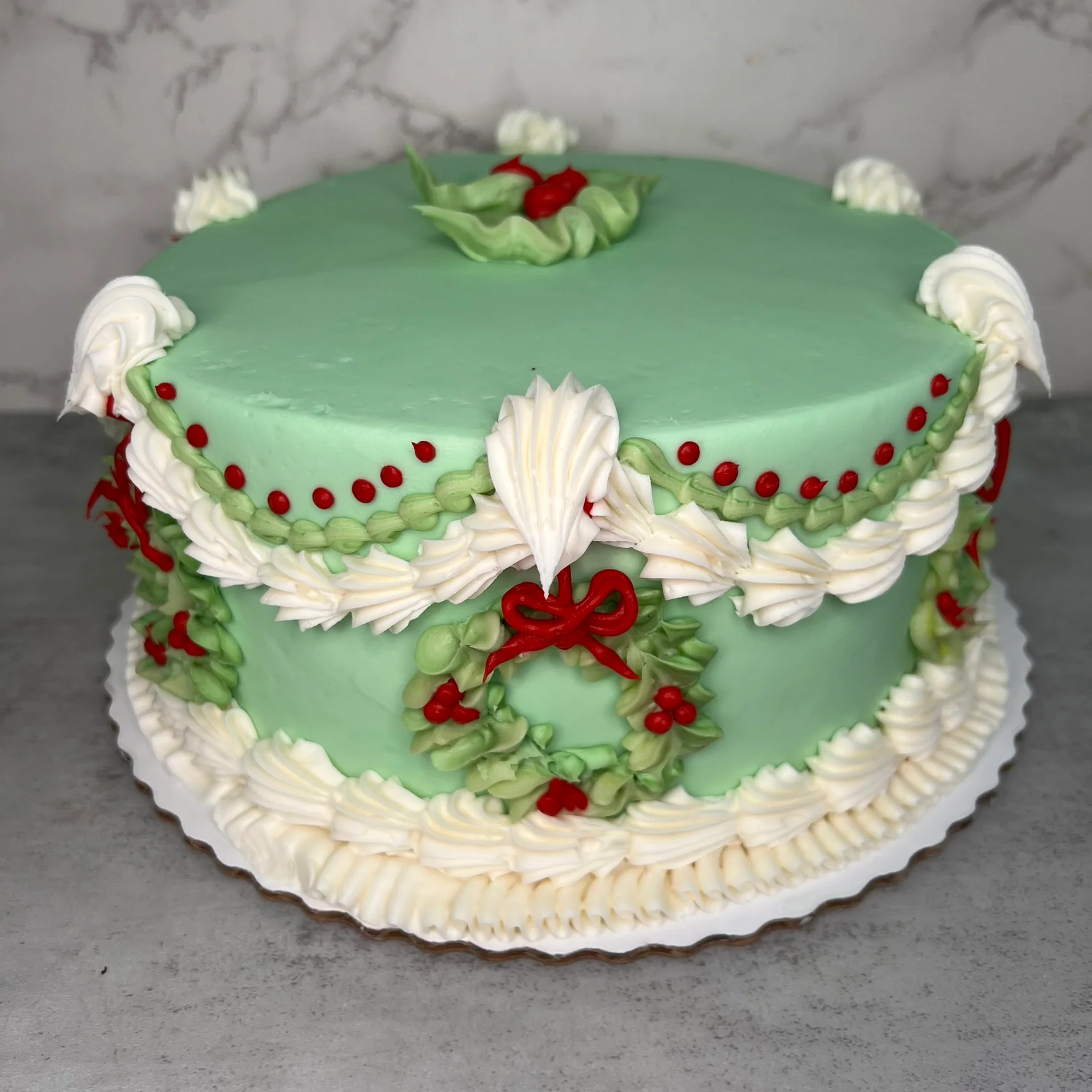Mint Green Christmas Wreaths - Image 4
