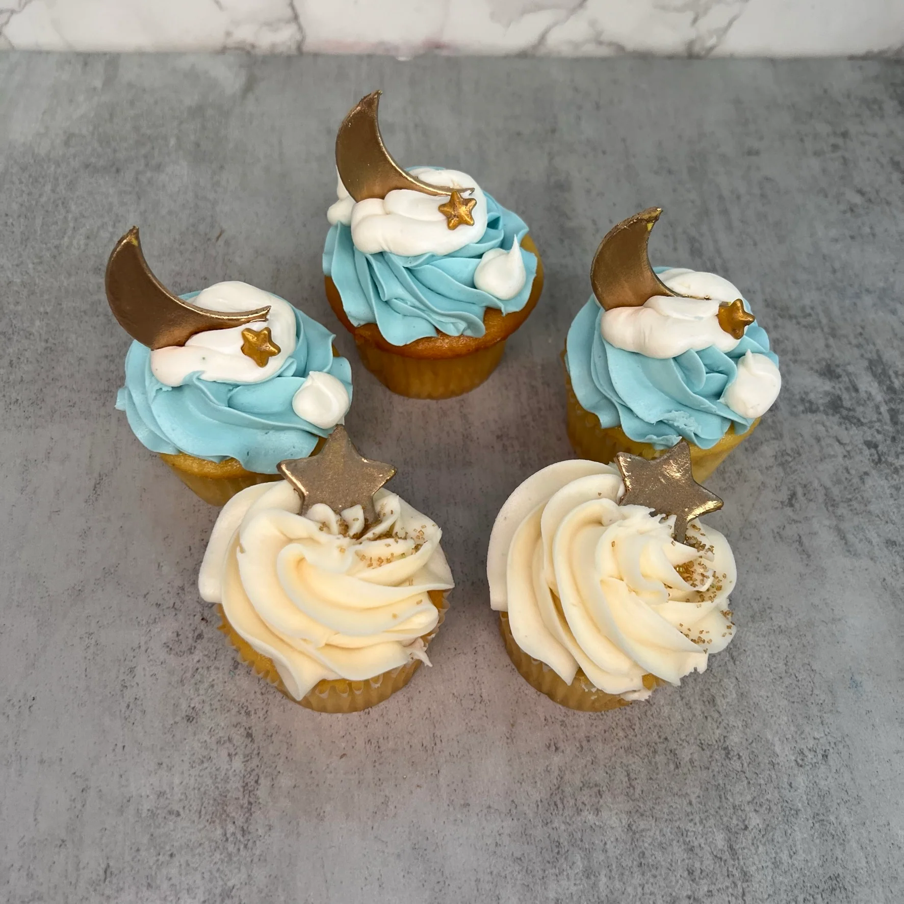 Moon and Star Cupcakes - Image 2