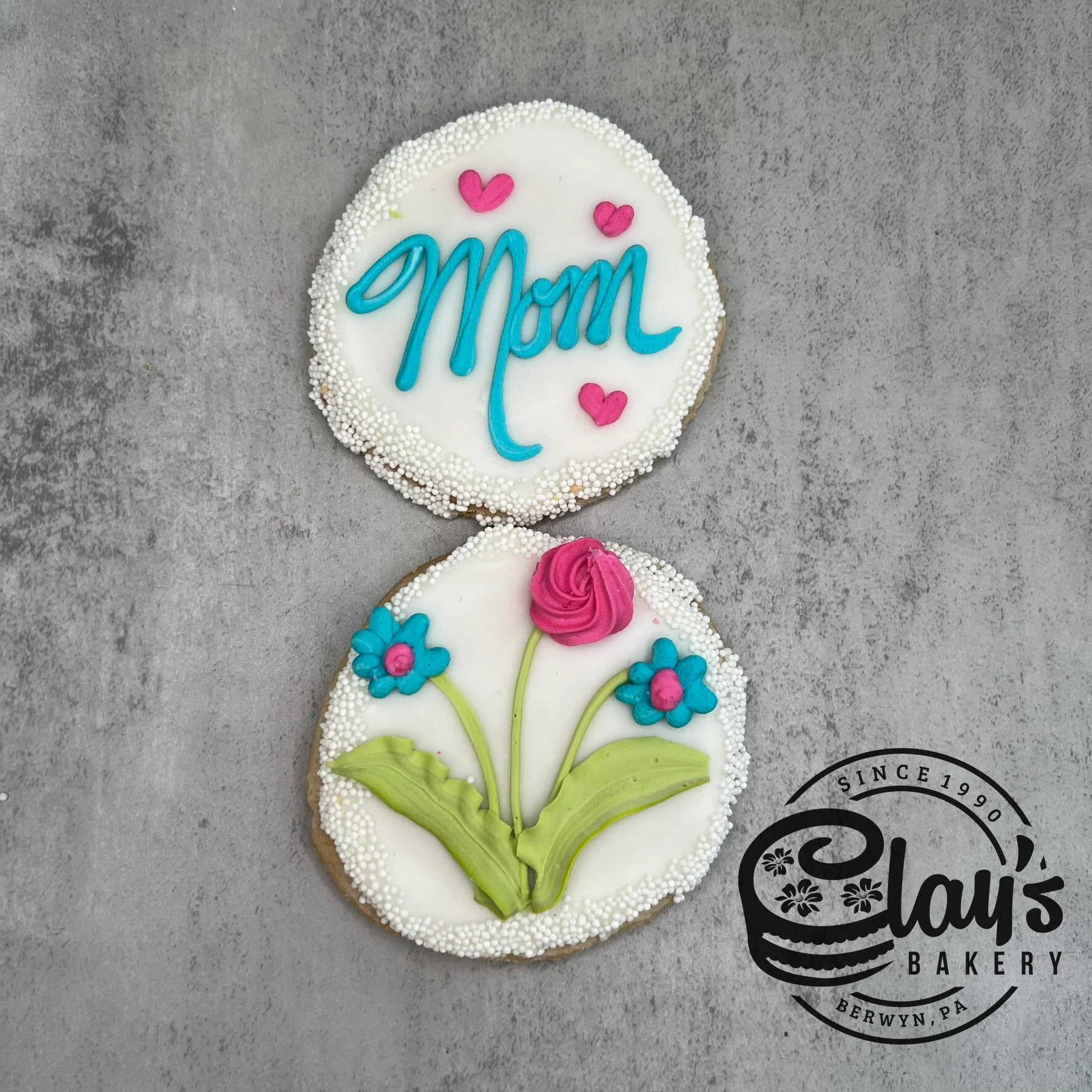 Mother's Day Cookie Bag - Mom and Flowers