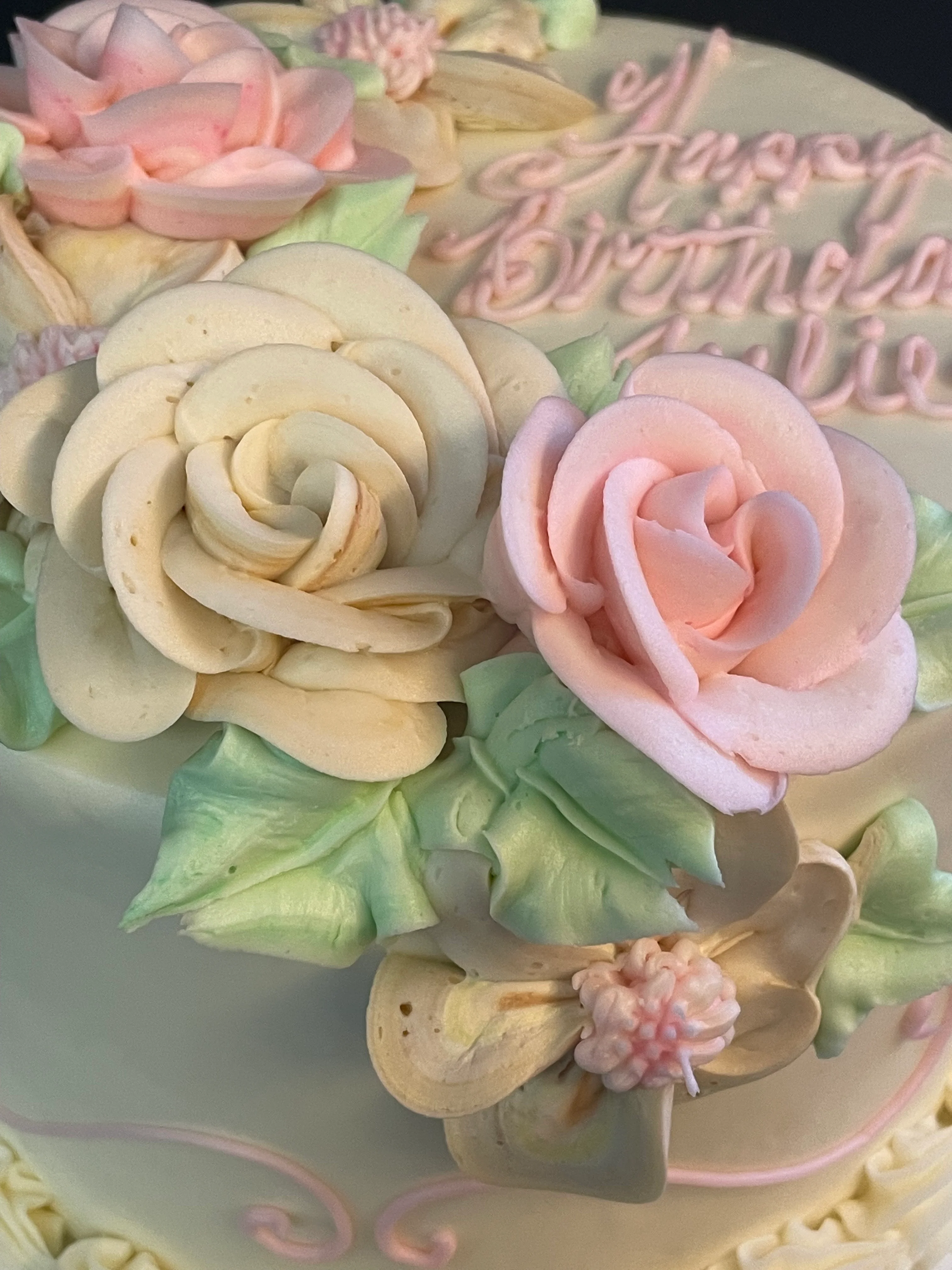 Pale Pink and Ivory Roses - Image 2