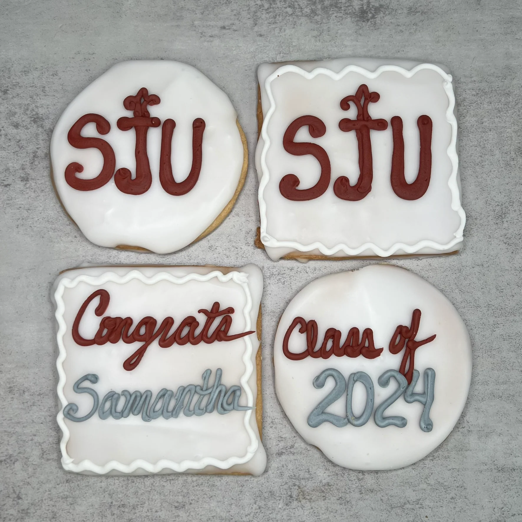 Personalized Graduation Cookies