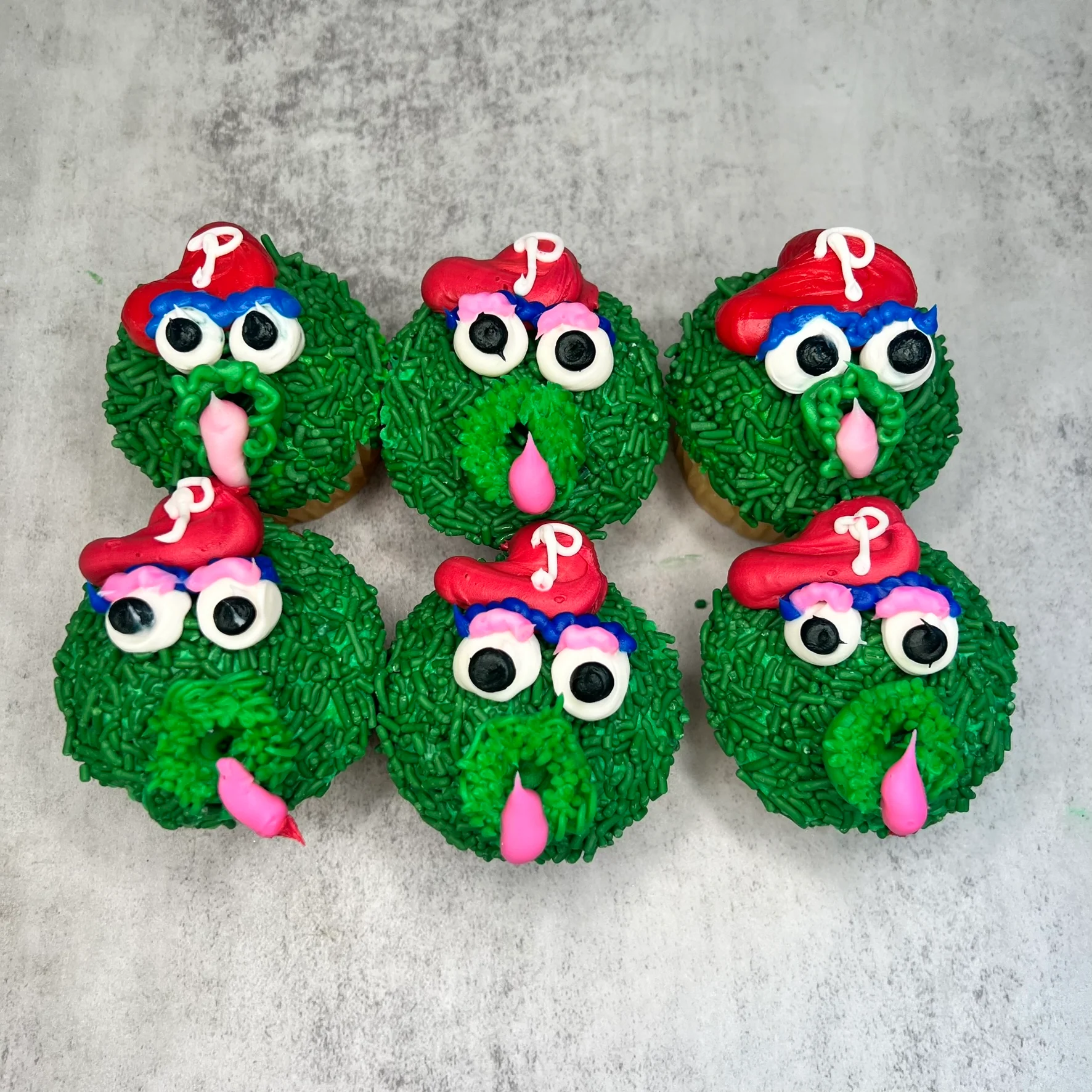Phillie Phanatic Cupcakes - Image 2