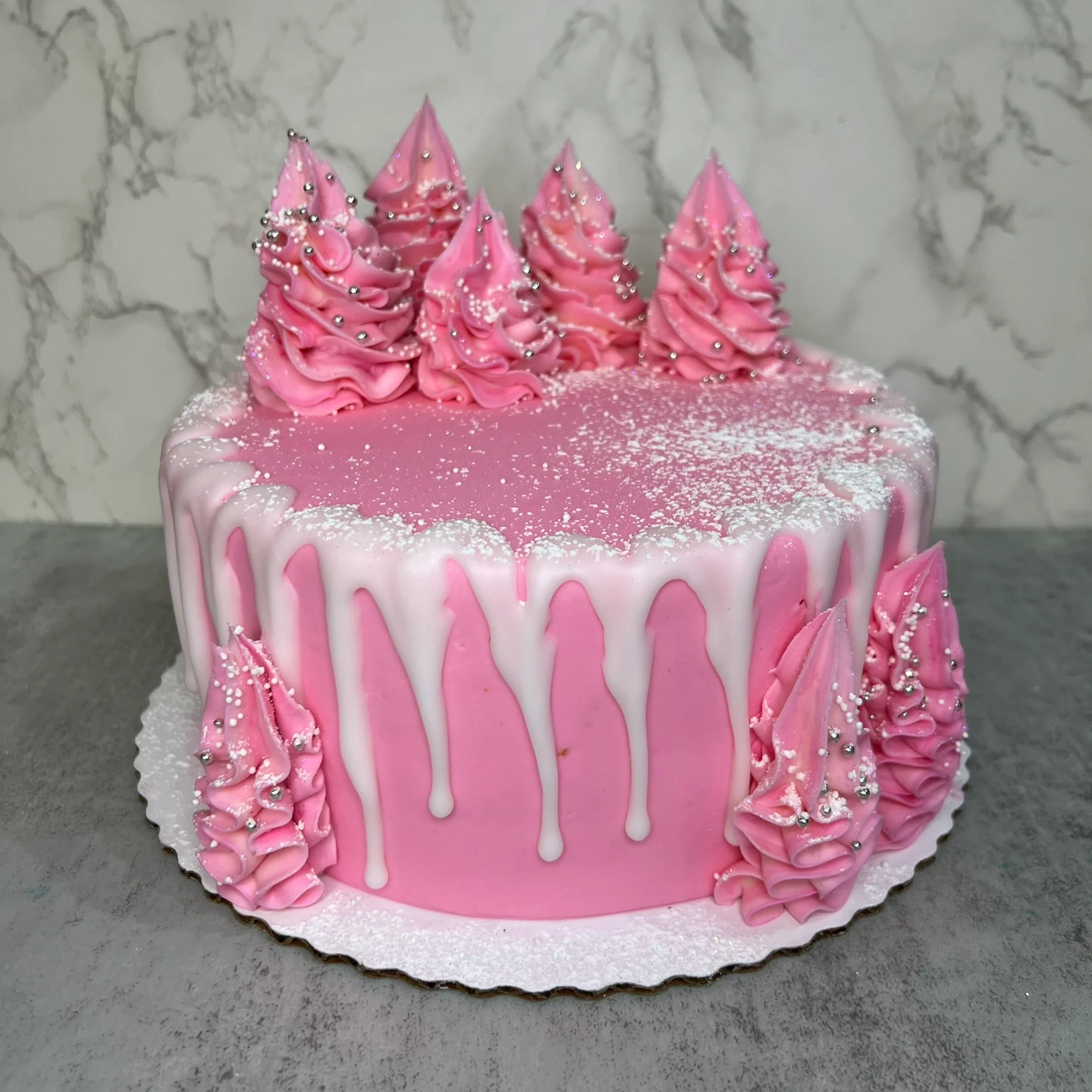 Pink Winter Trees with Dip - Image 2
