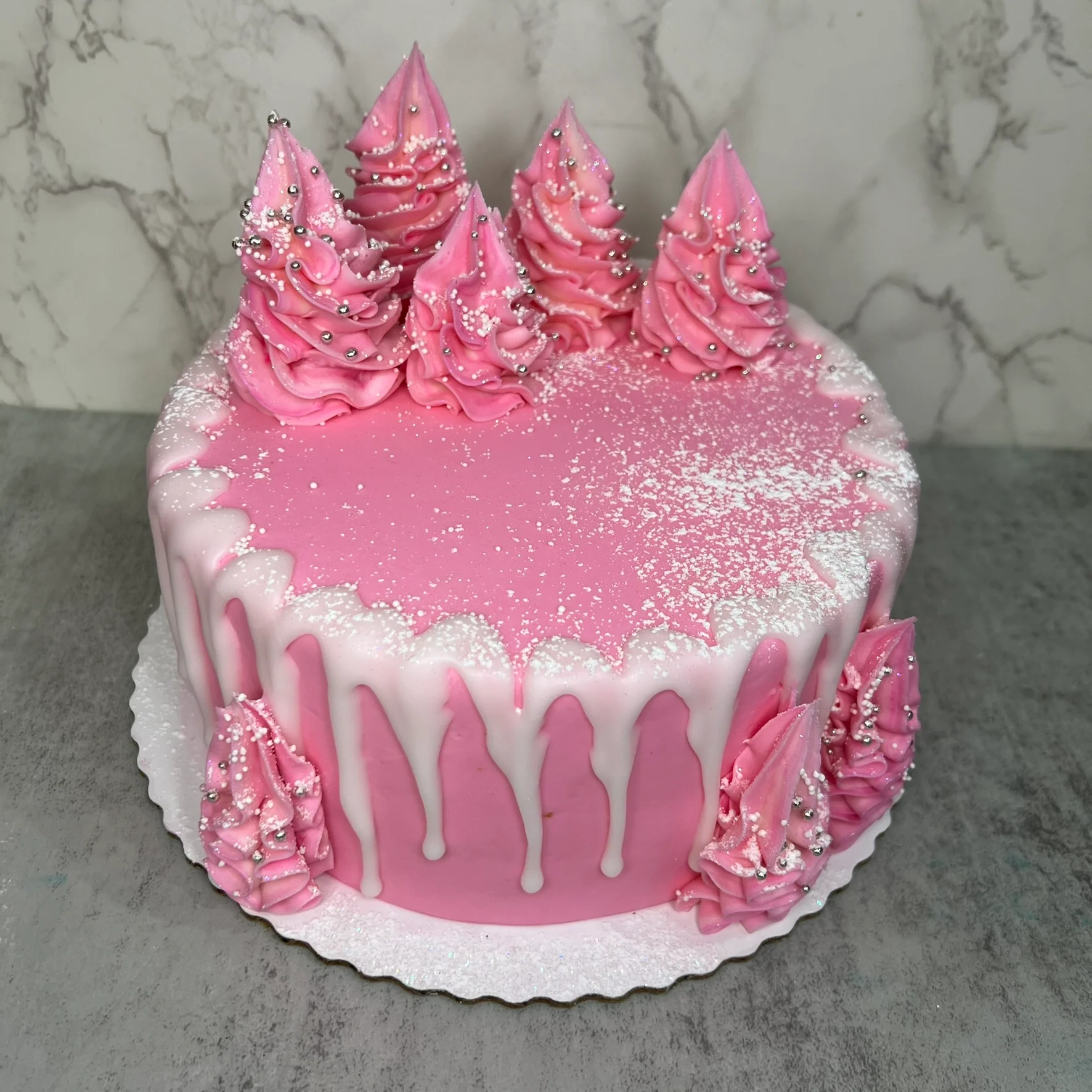 Pink Winter Trees with Dip - Image 3