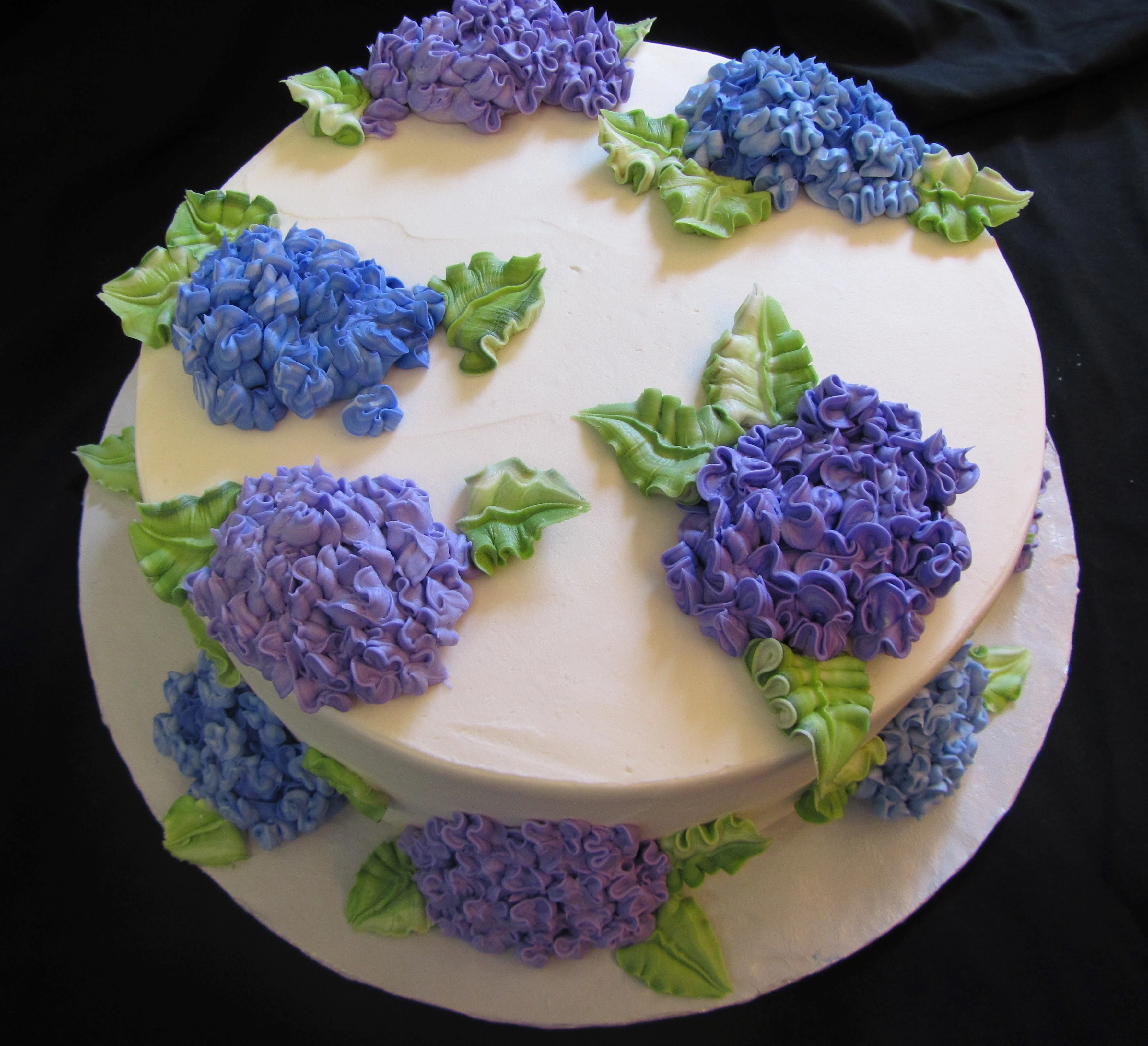 Purple and Blue Hydrangeas