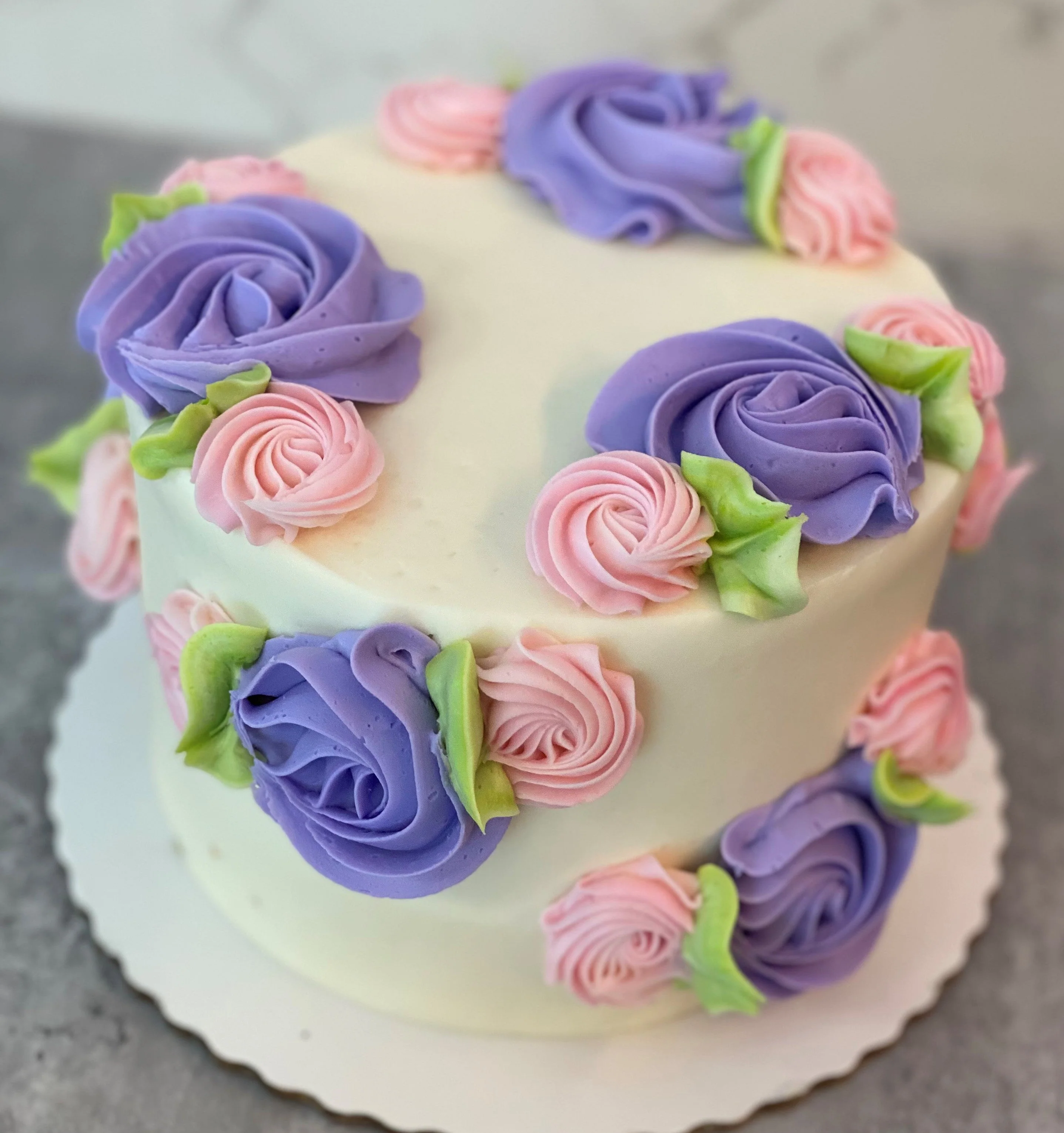 Purple Rosettes with Pink - Image 2
