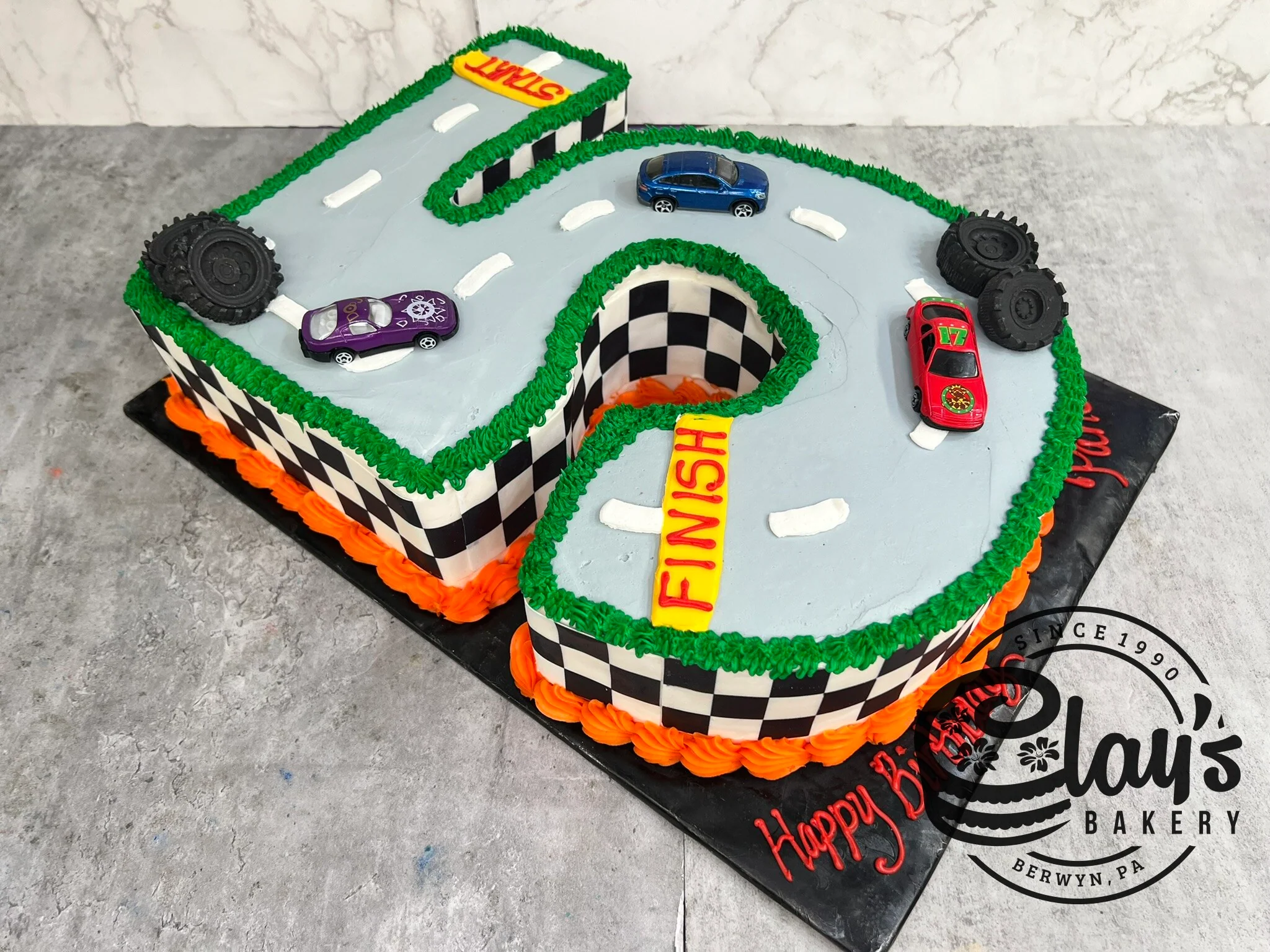 Racecar Age (Shaped Cake)