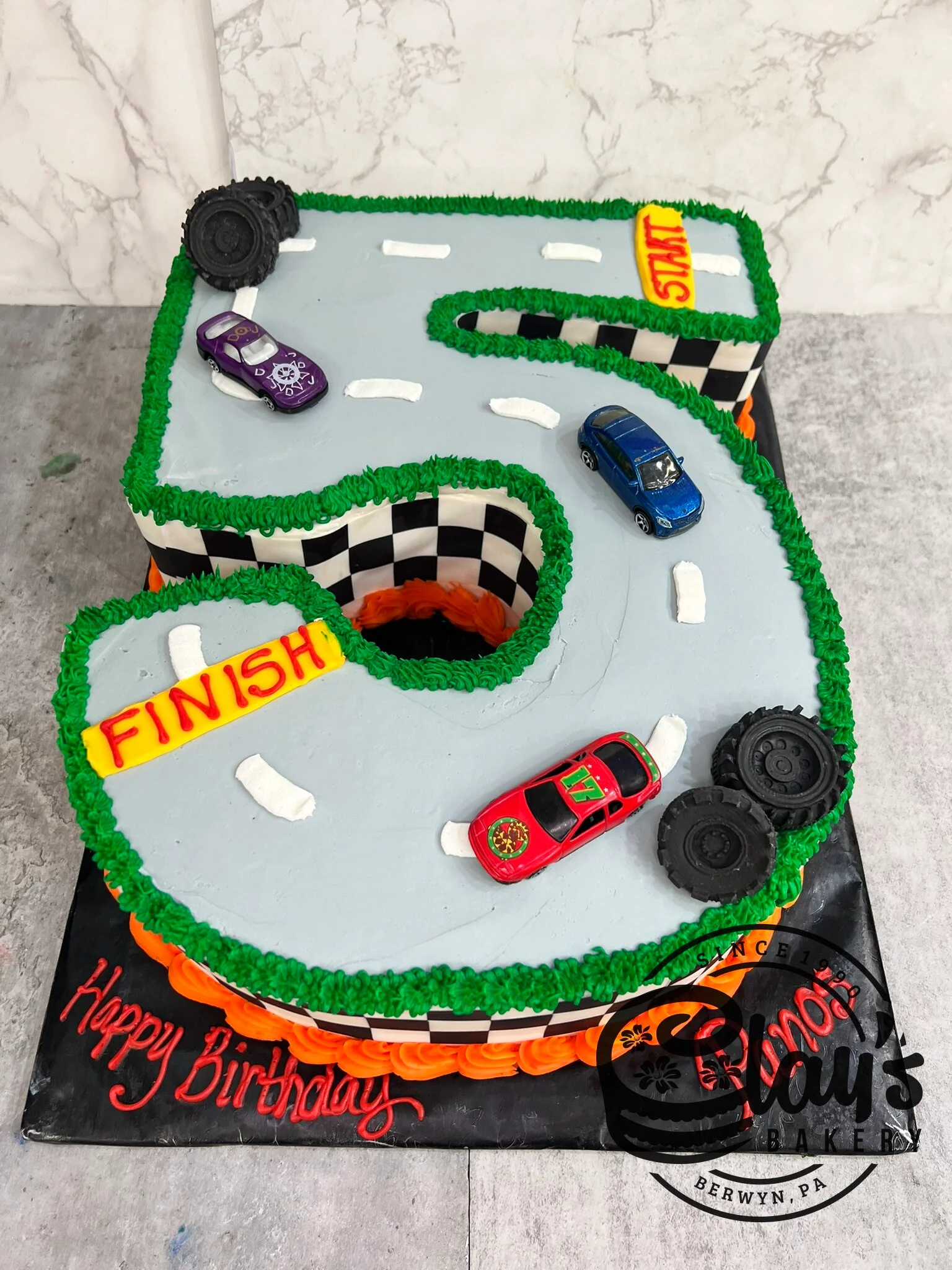 Racecar Age (Shaped Cake) - Image 2
