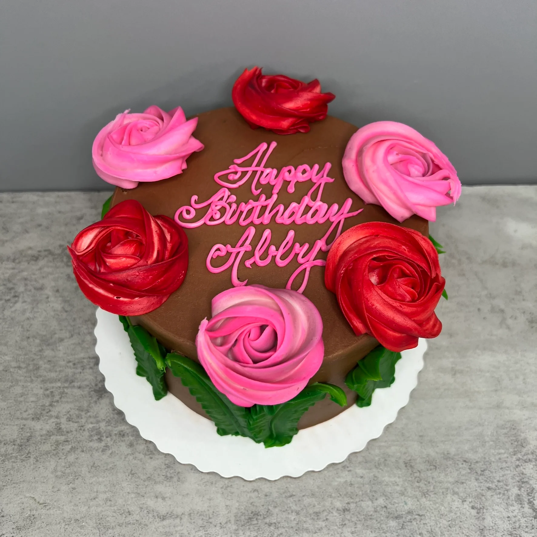 Red and Pink Rosettes Around Edges - Image 2