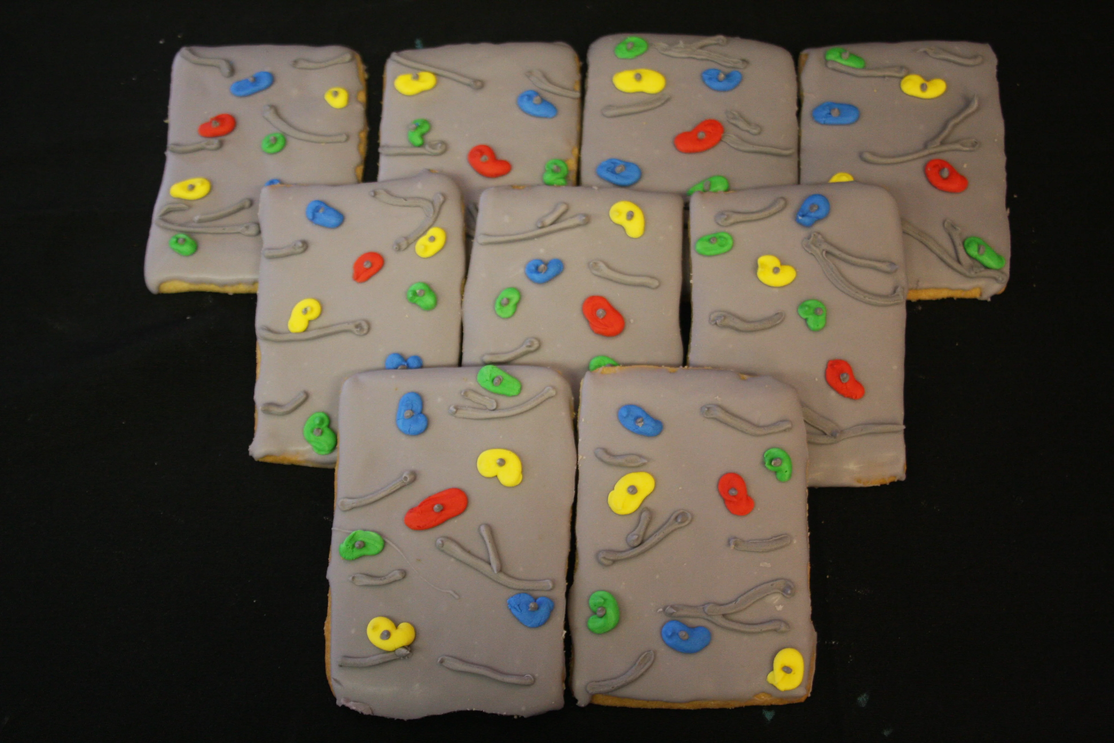 Rock Climbing Cookies