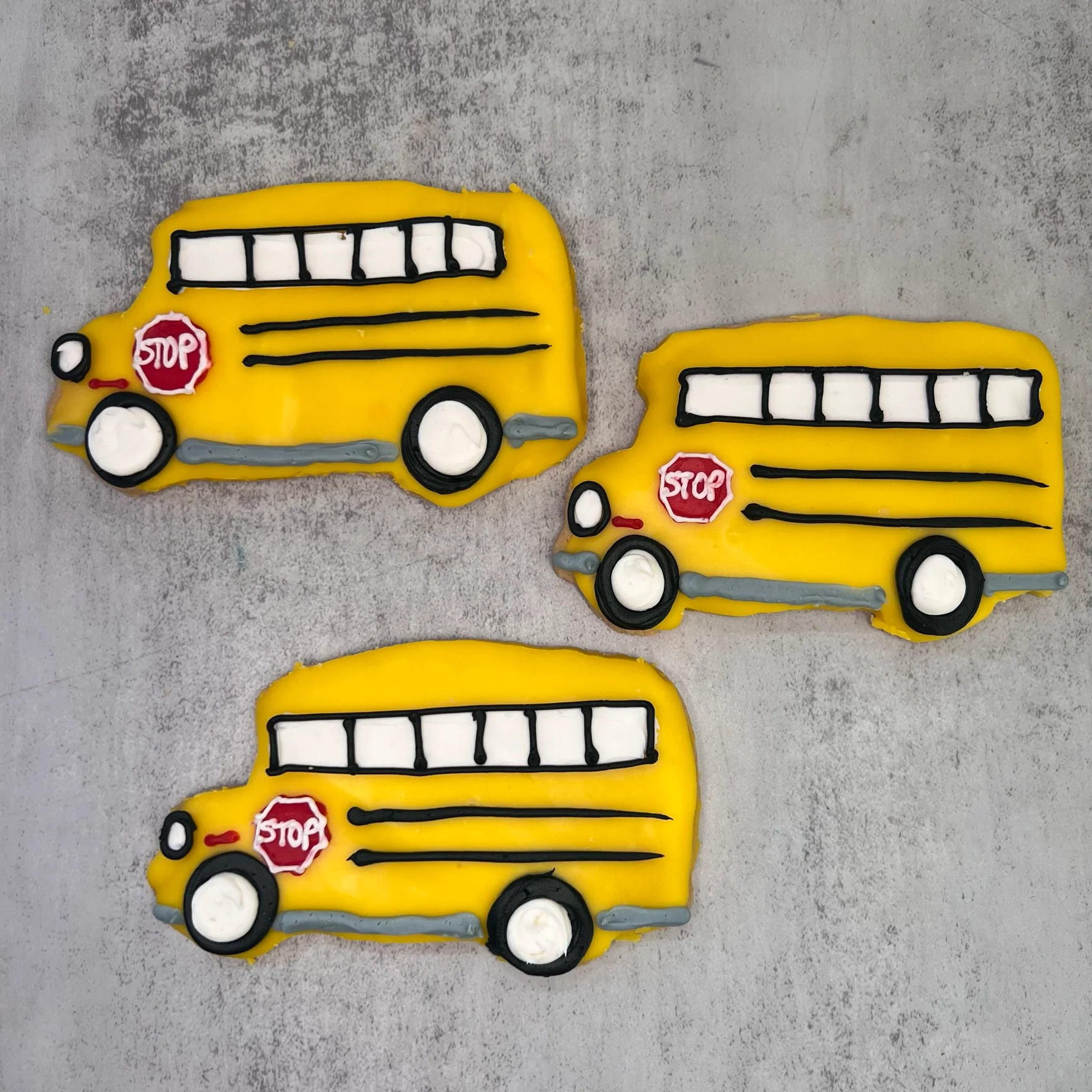 School Bus Cookie