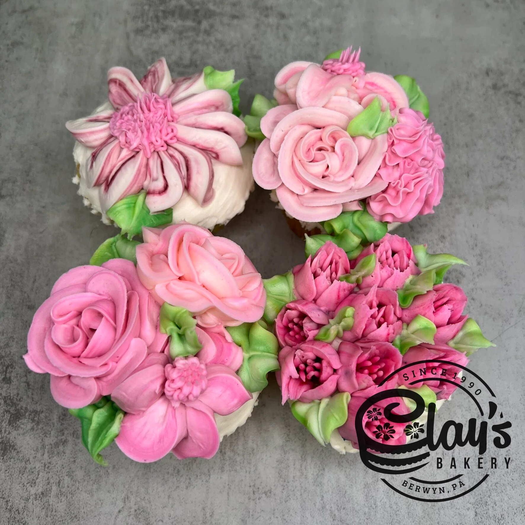 Shades of Flowers - Jumbo Cupcakes - Image 3