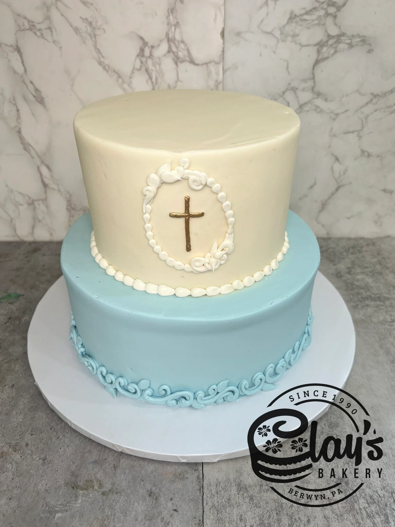 Simple Baptism Two Tier