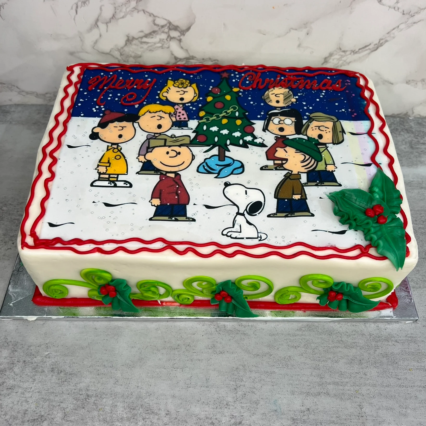 Snoopy Christmas Scene Image - Image 2