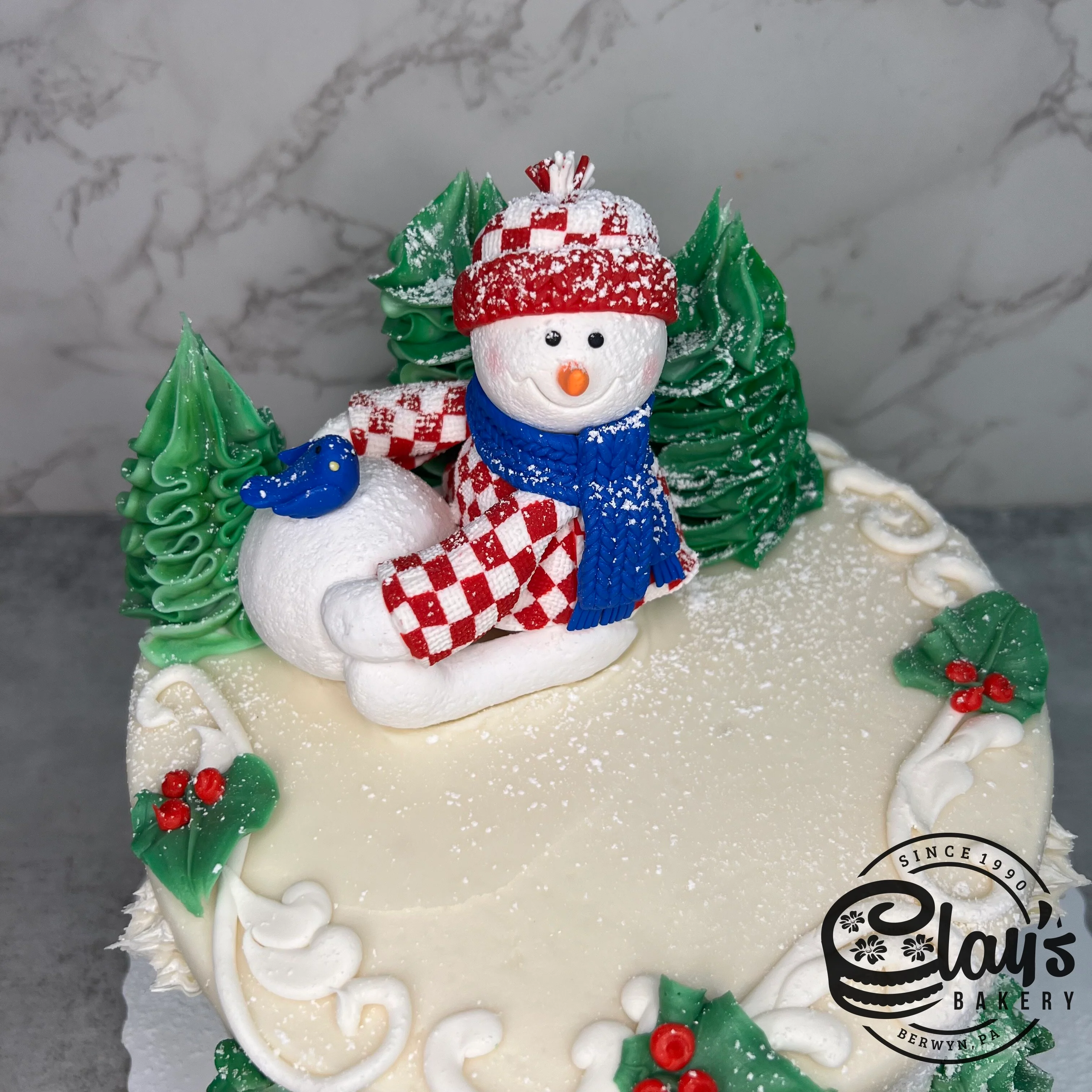 Snowman Figure in the Woods - Image 2