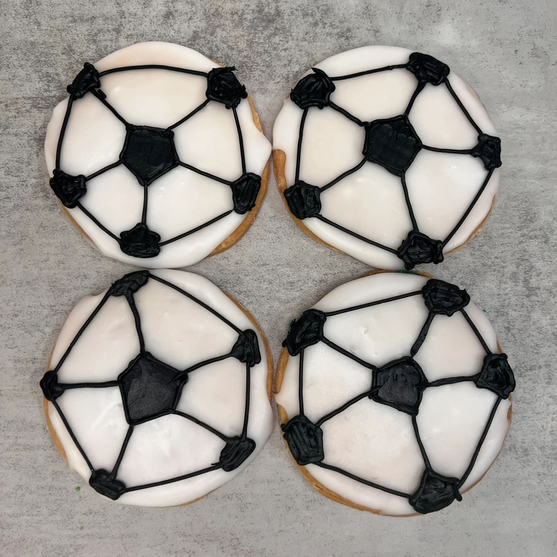Soccer Ball Cookies