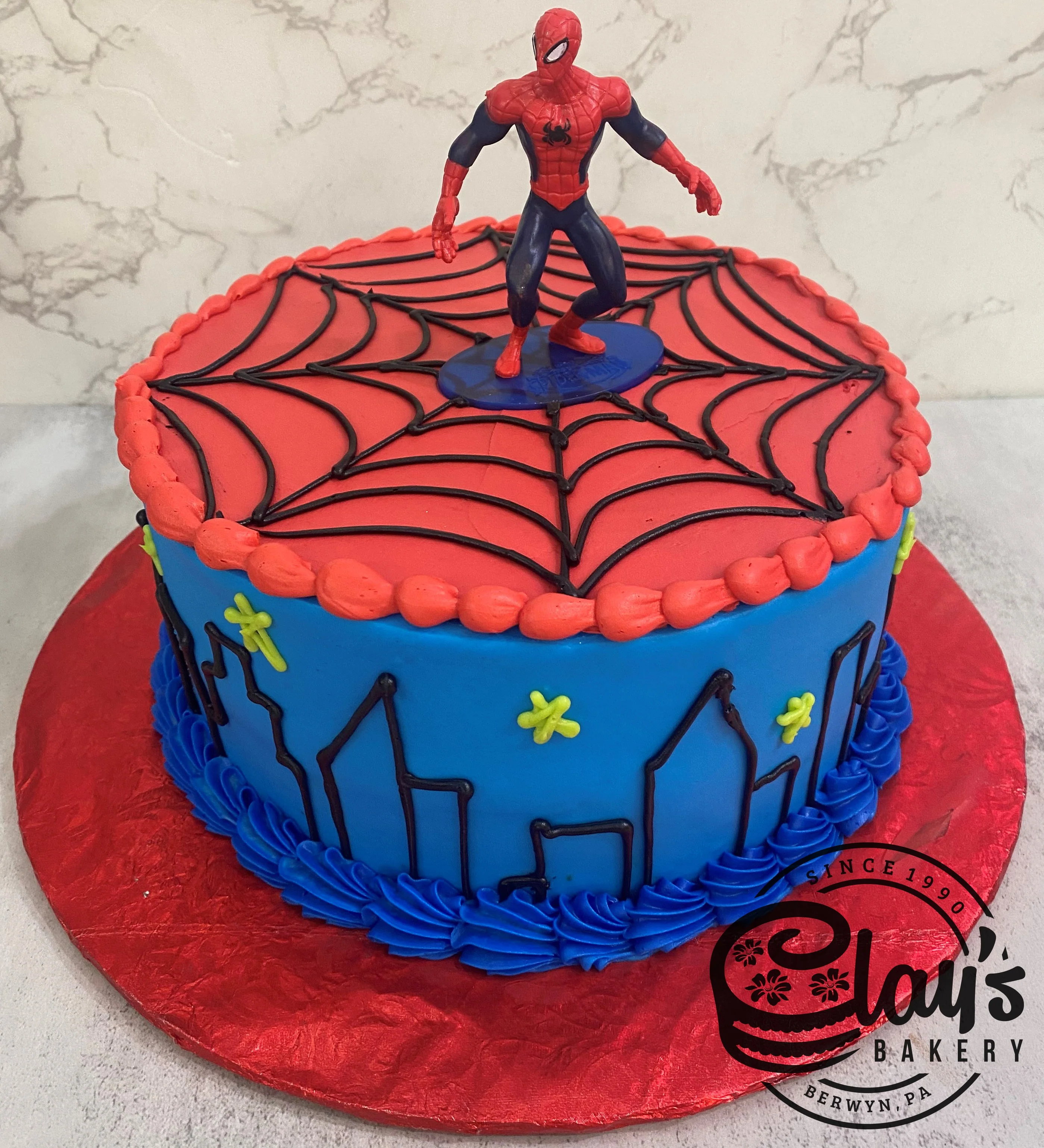 Spider-Man Figure on Web - Image 3