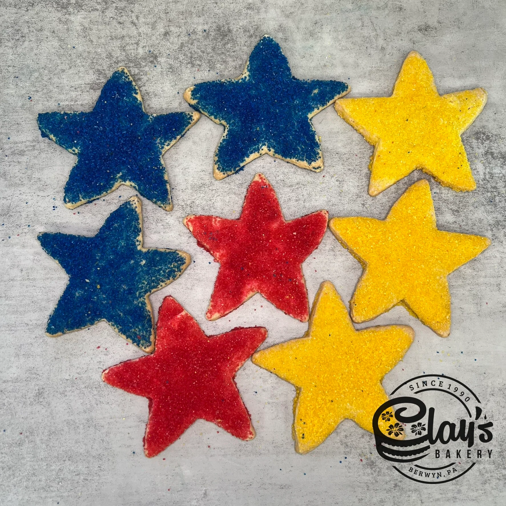 Star Sugar Cookies (5") - Image 2