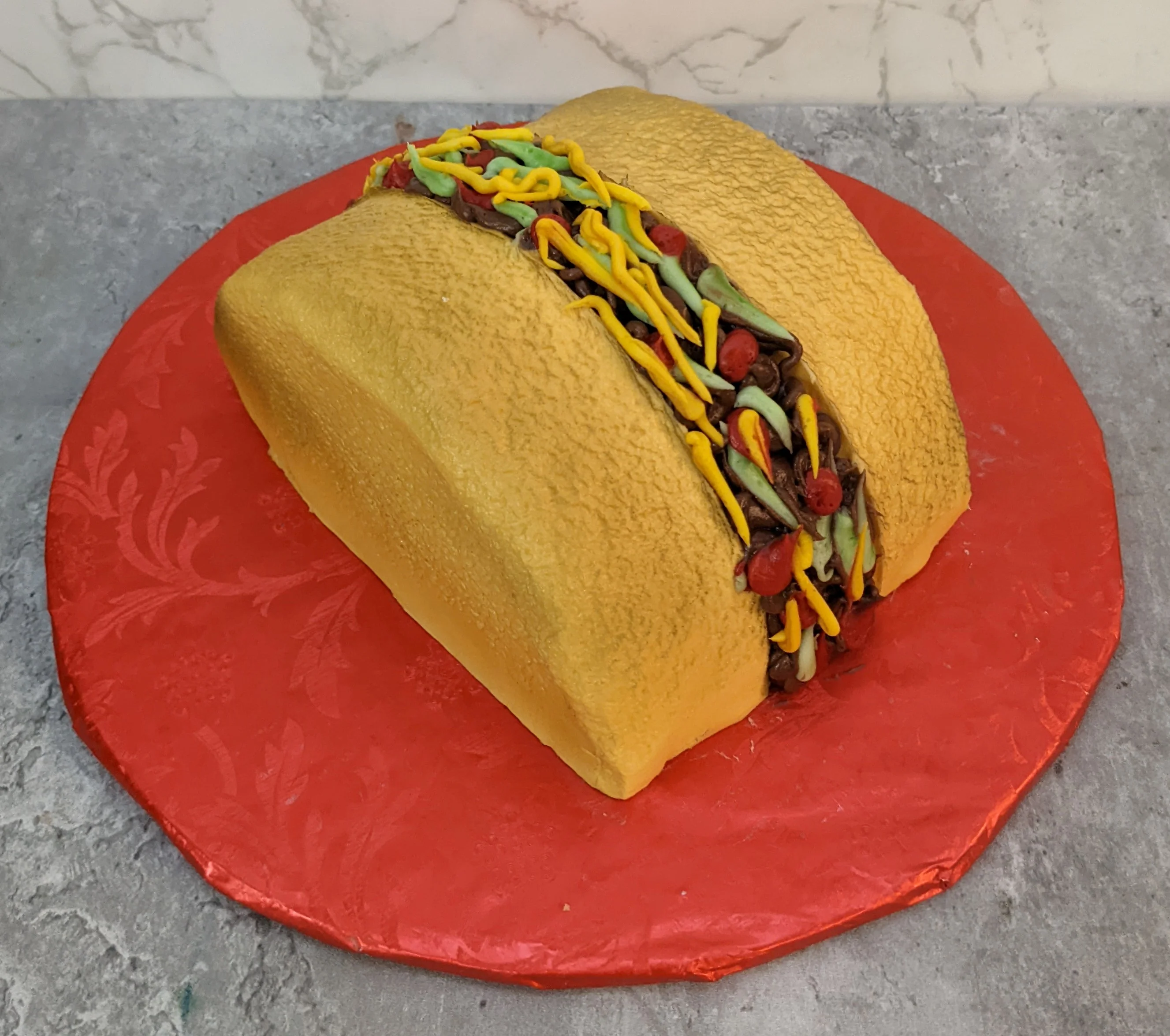 Taco Shaped Cake - Image 4
