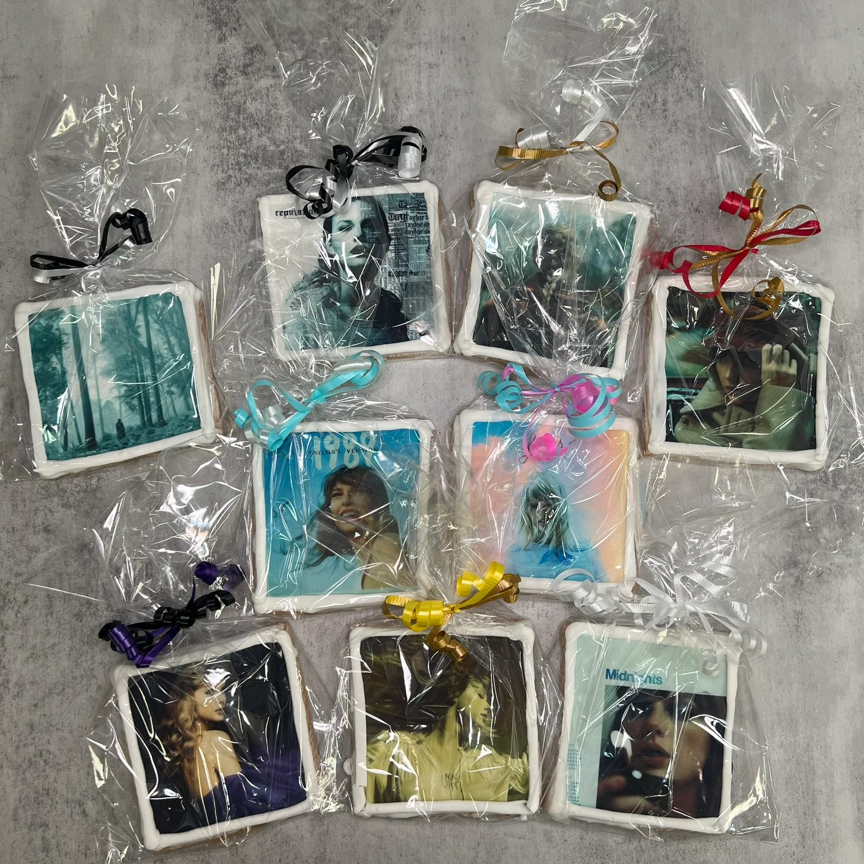 Taylor Swift Album Edible Image Cookies - Image 3