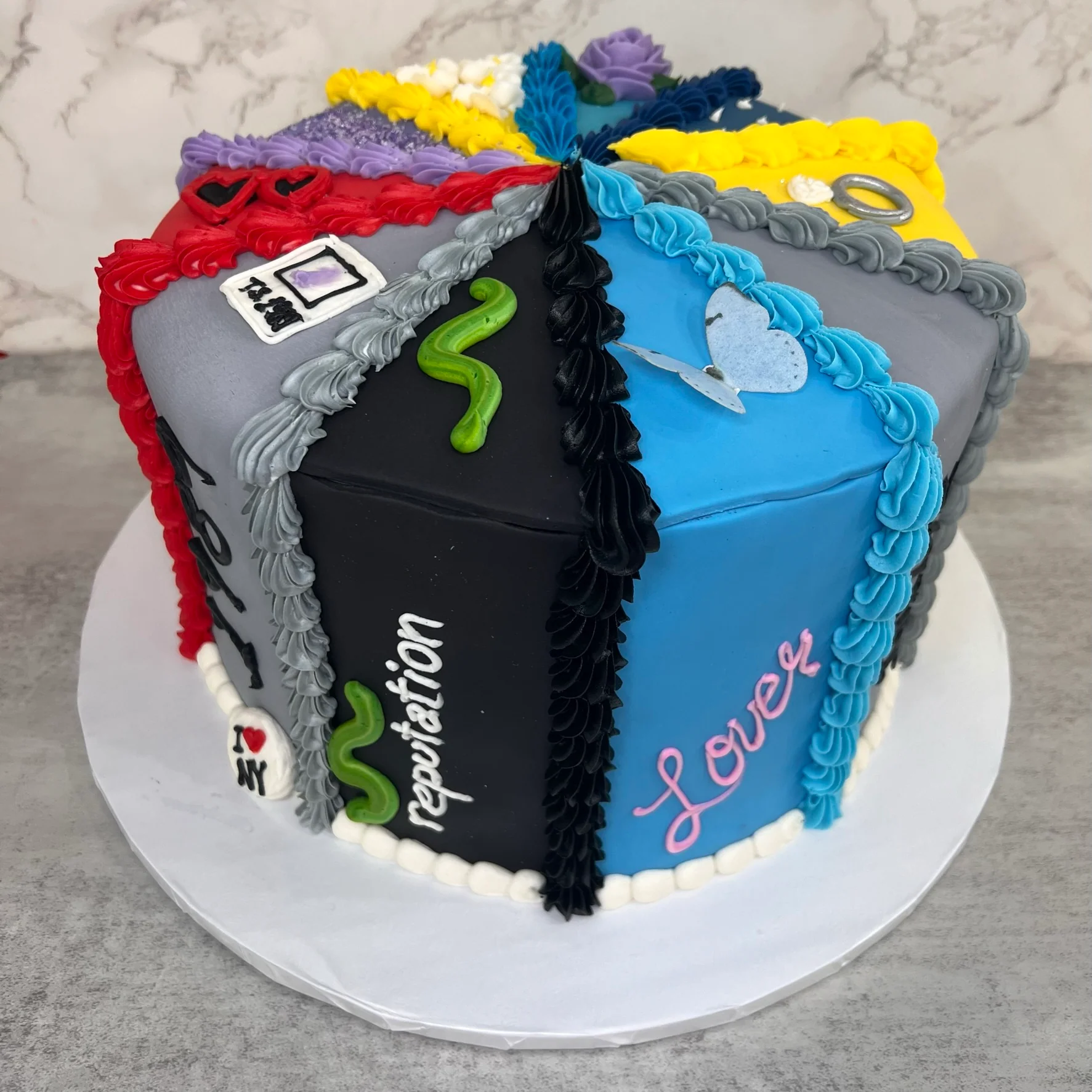 Taylor Swift Fondant Eras Cake - Image 2