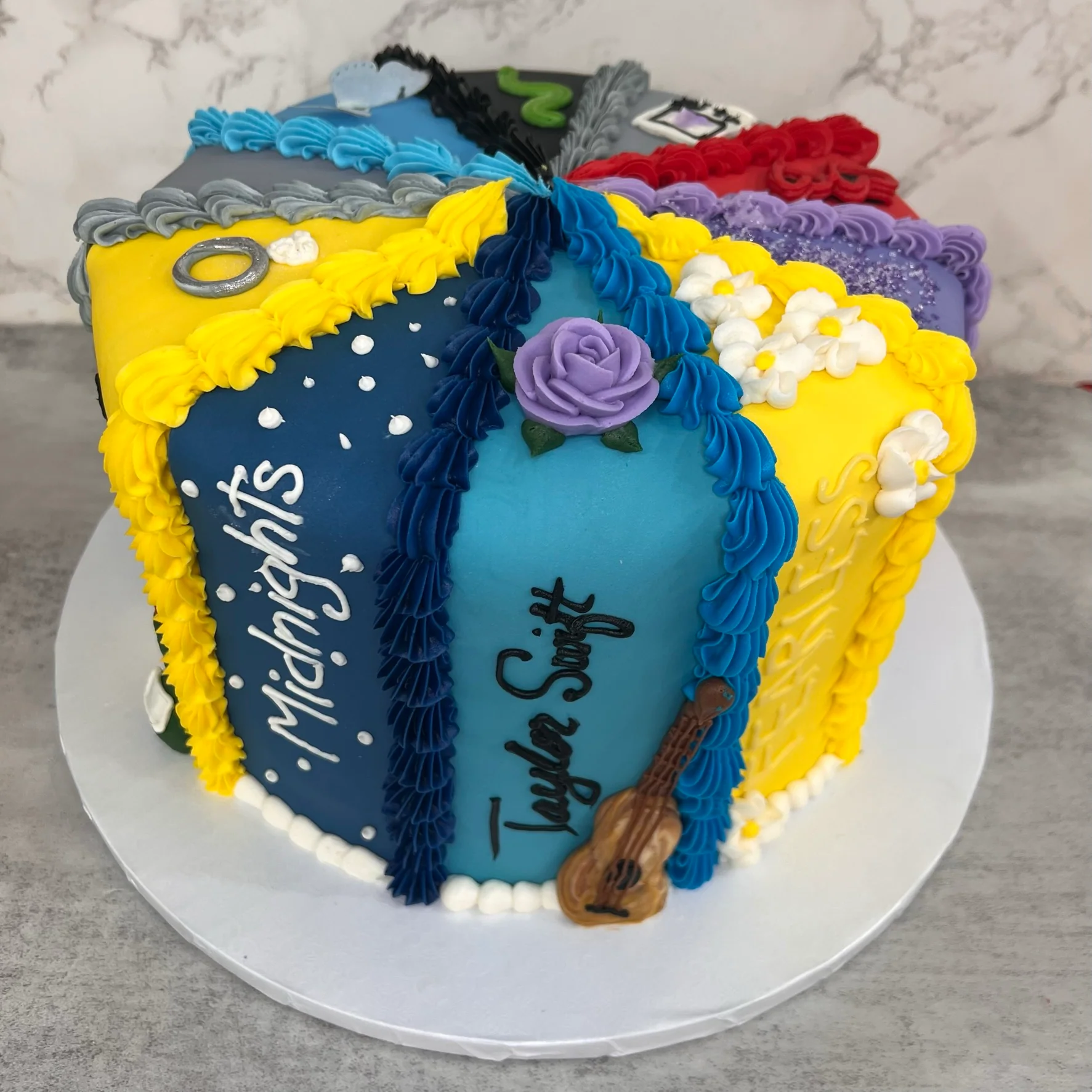 Taylor Swift Fondant Eras Cake - Image 3