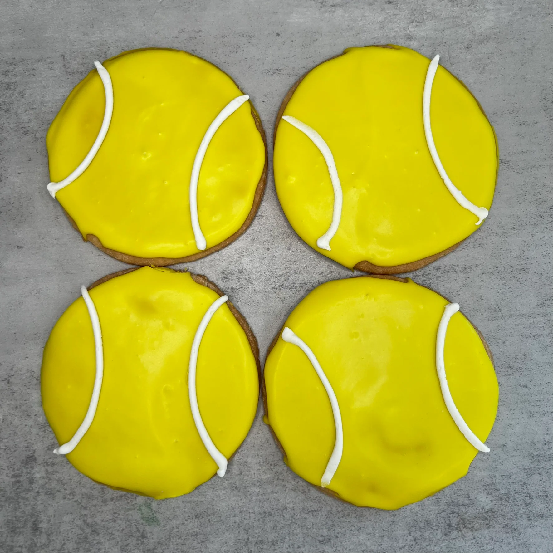 Tennis Ball Cookies