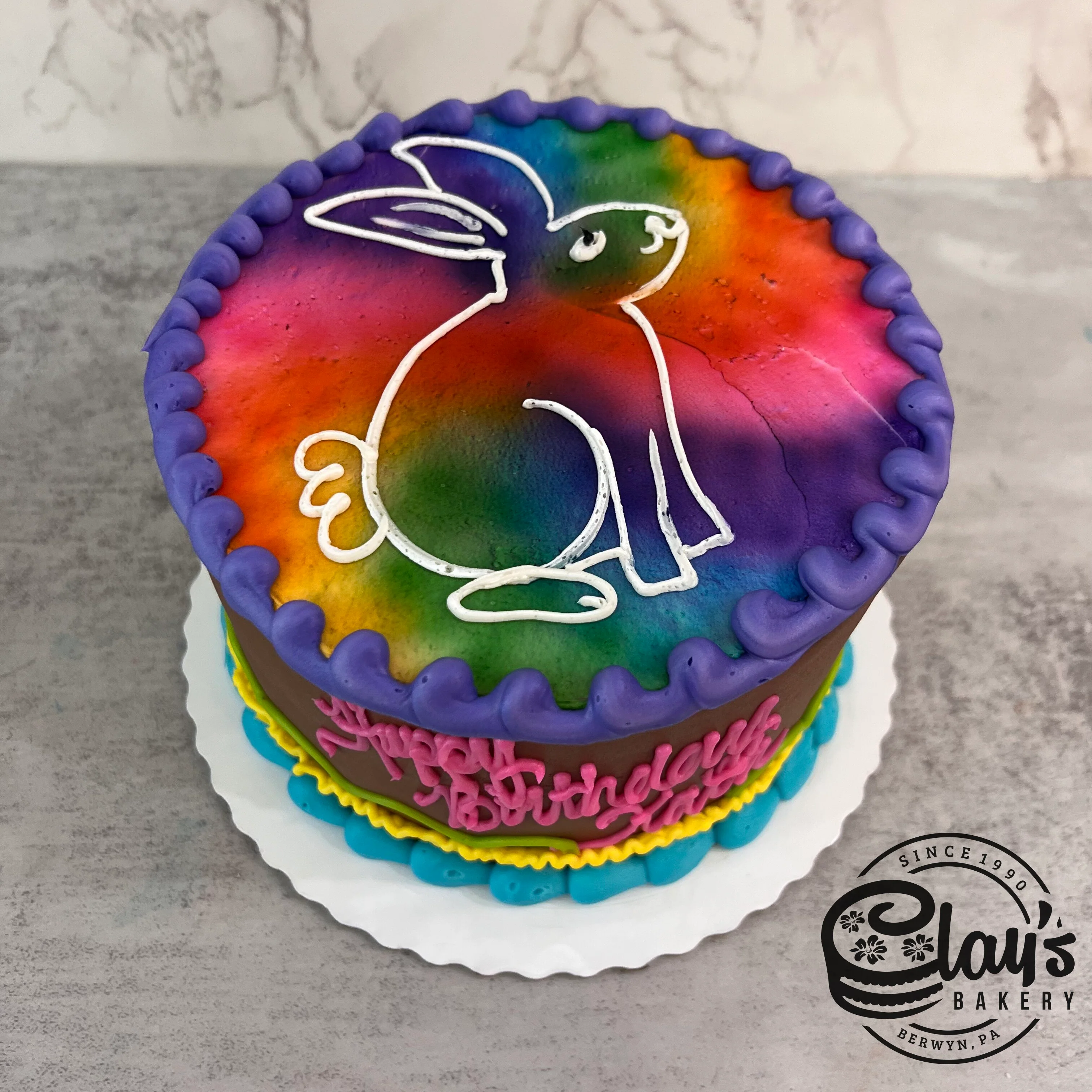 Tie Dye Bunny