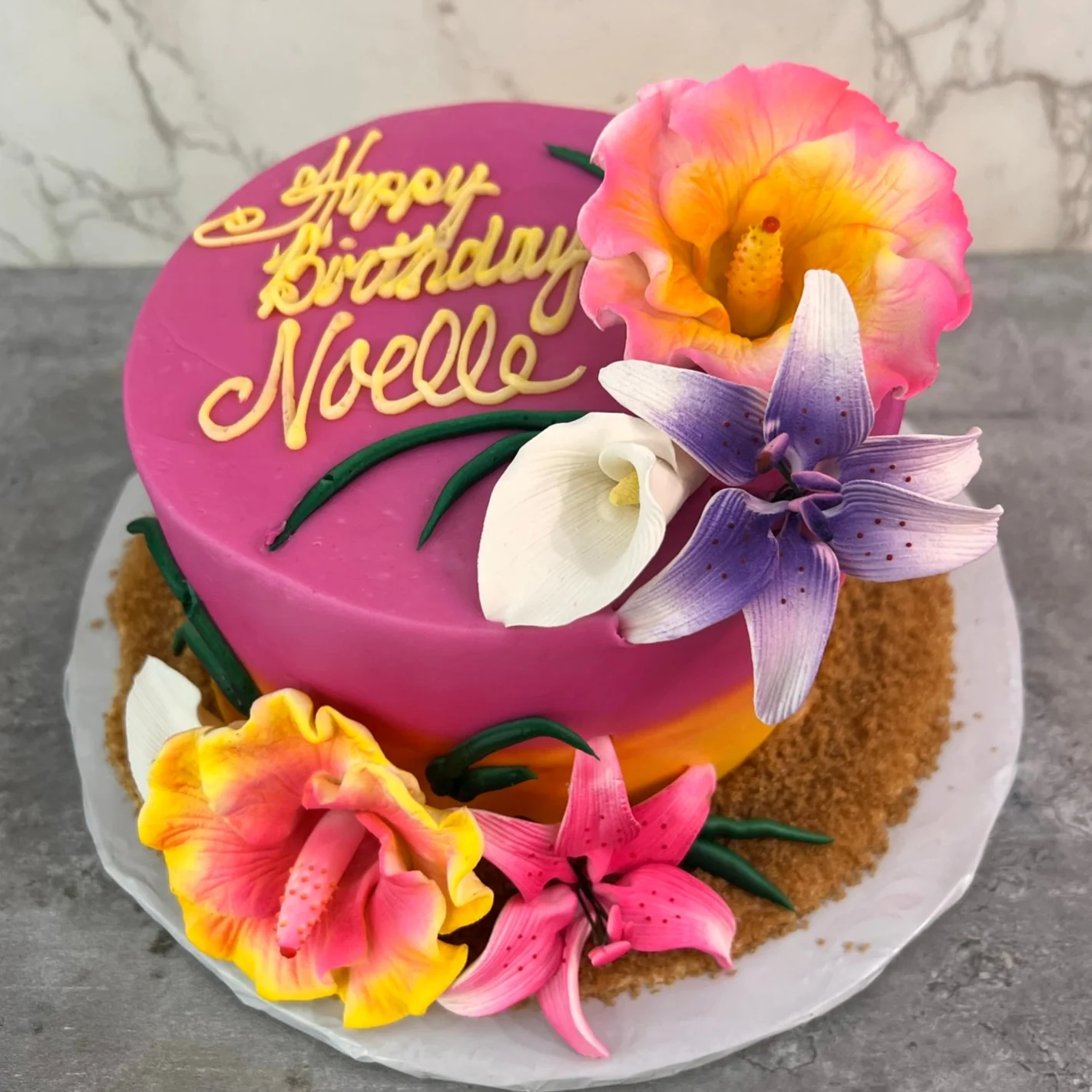 Tropical Gum Paste Flowers