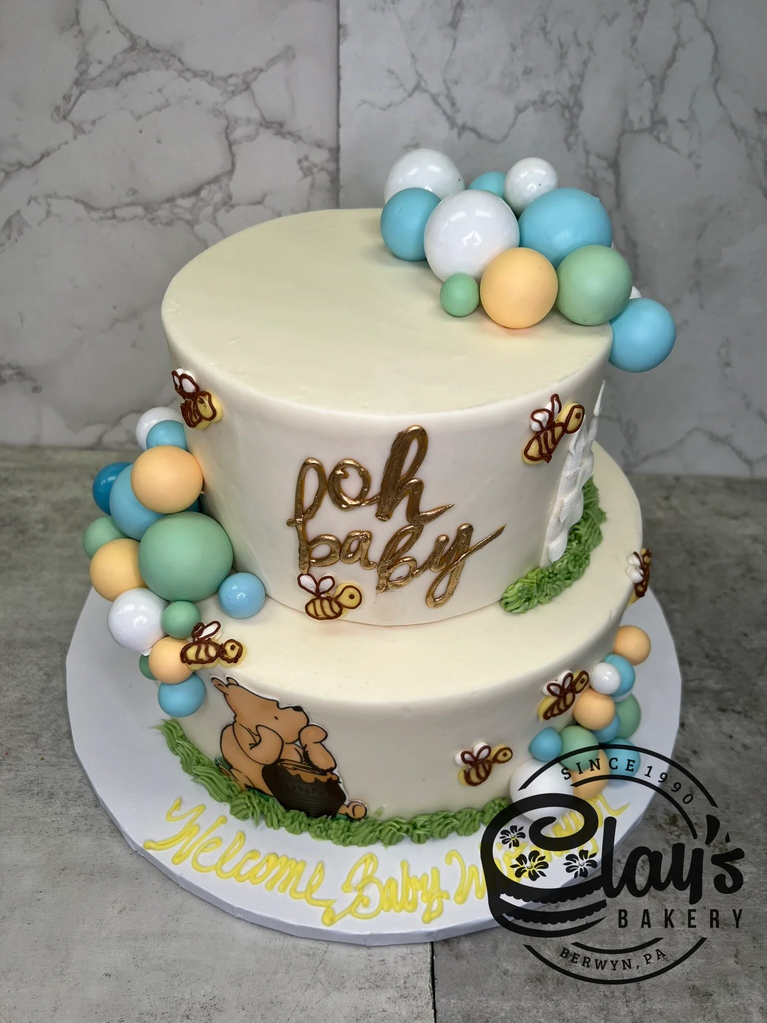 Winnie the Pooh - Two Tier Cake - Image 3