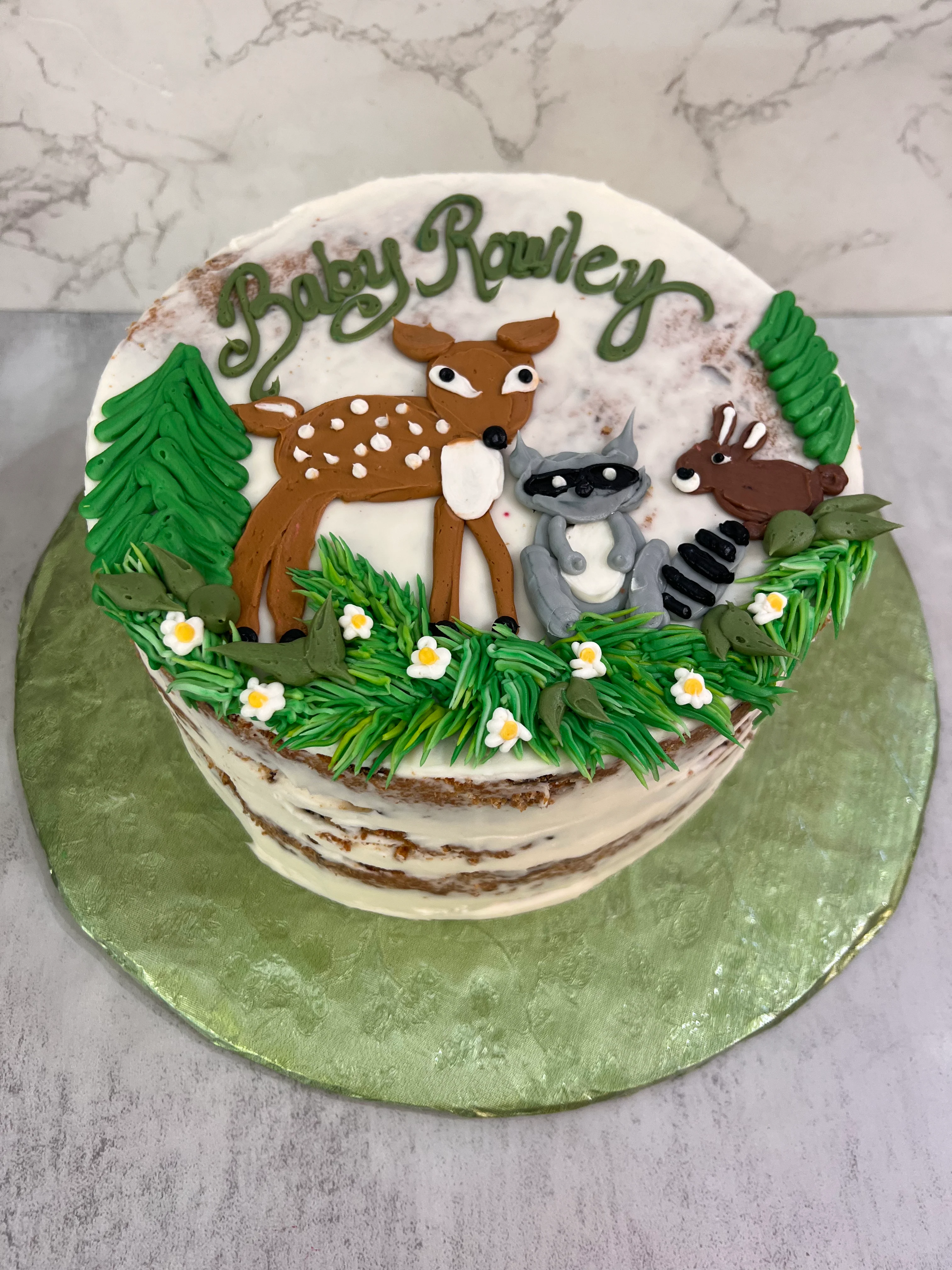 Woodland Animals on Naked Iced