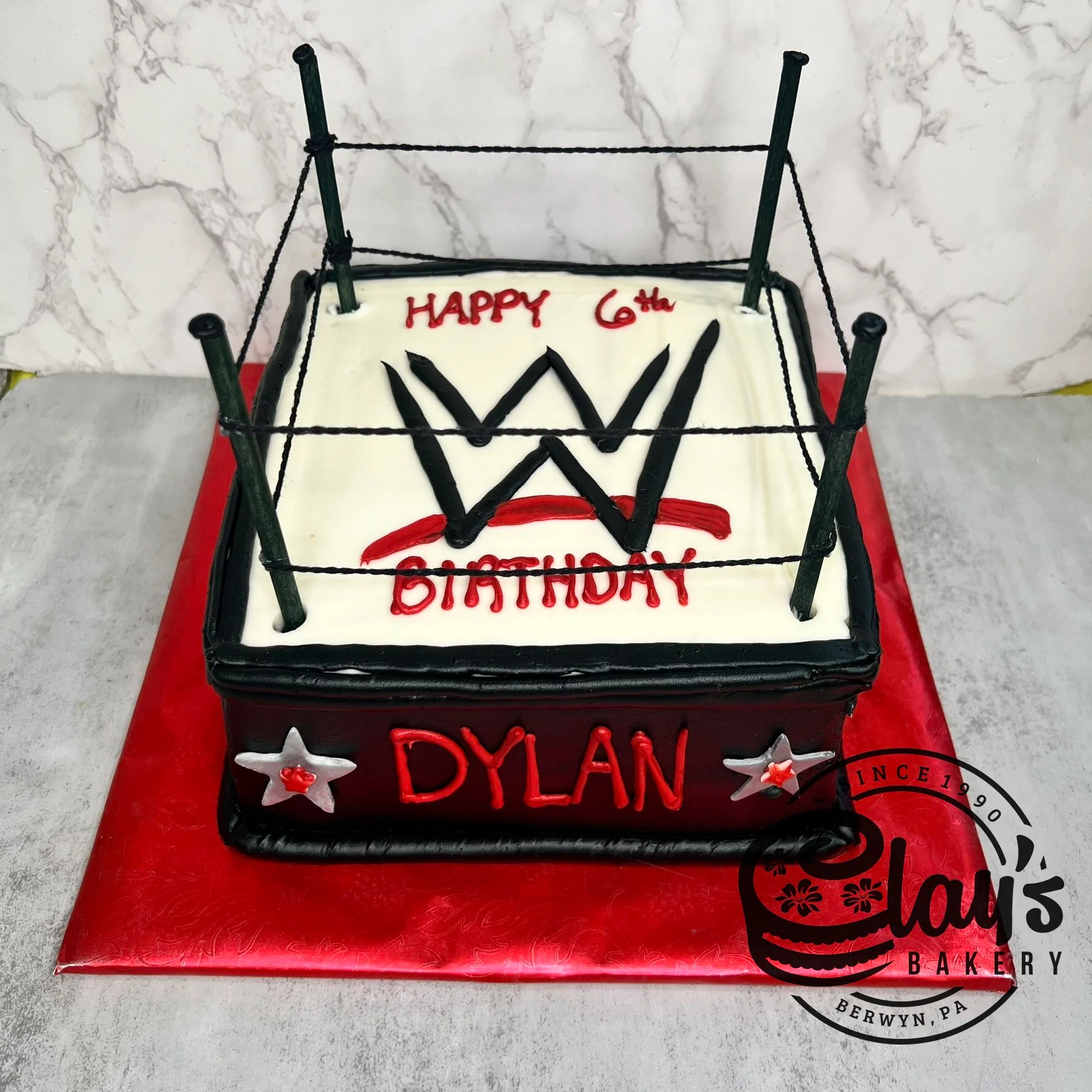 Wrestlemania Fan (Squared Cake)